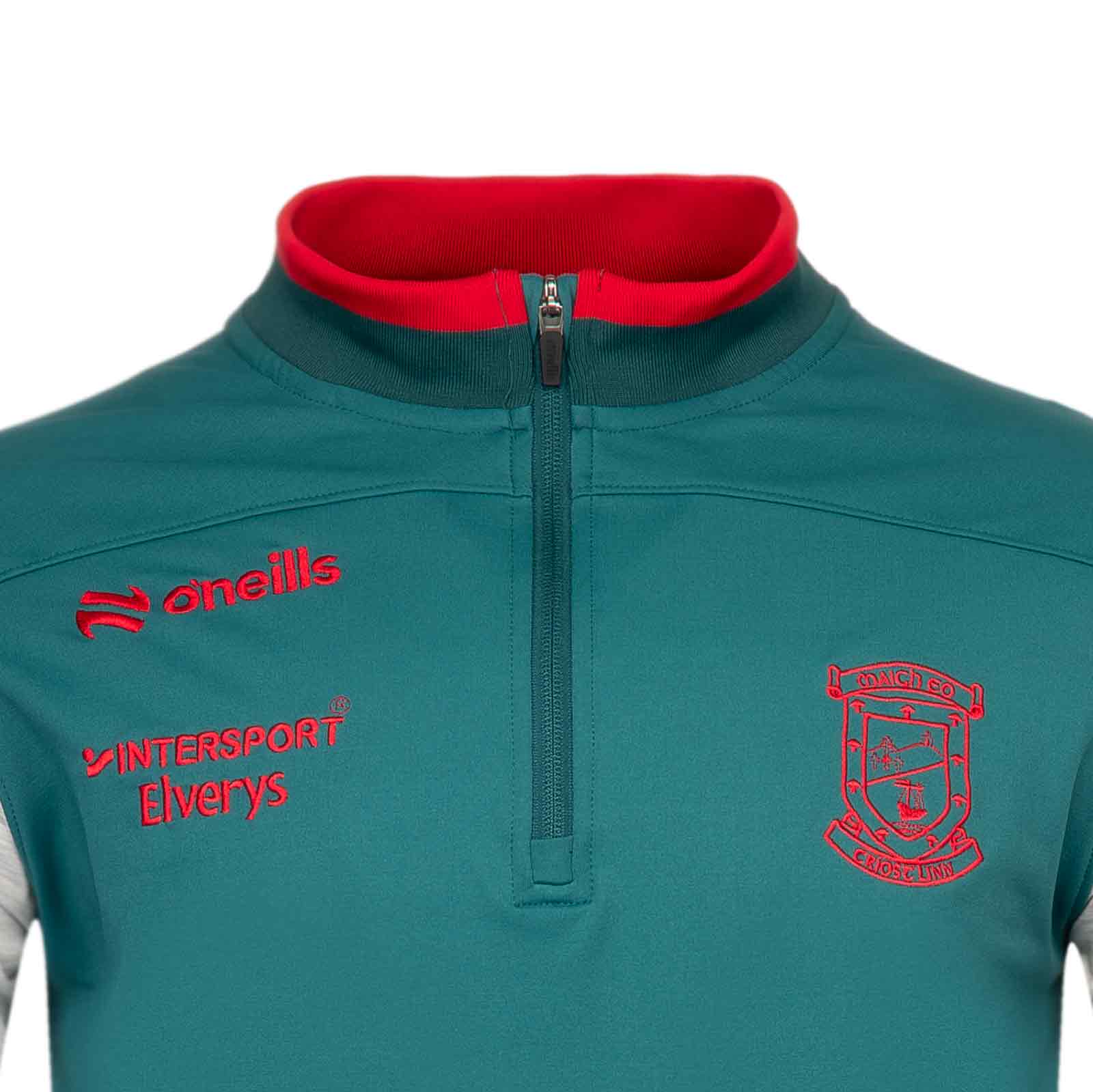 O'Neills Mayo GAA Graham Brushed Half Zip Top - Image 3