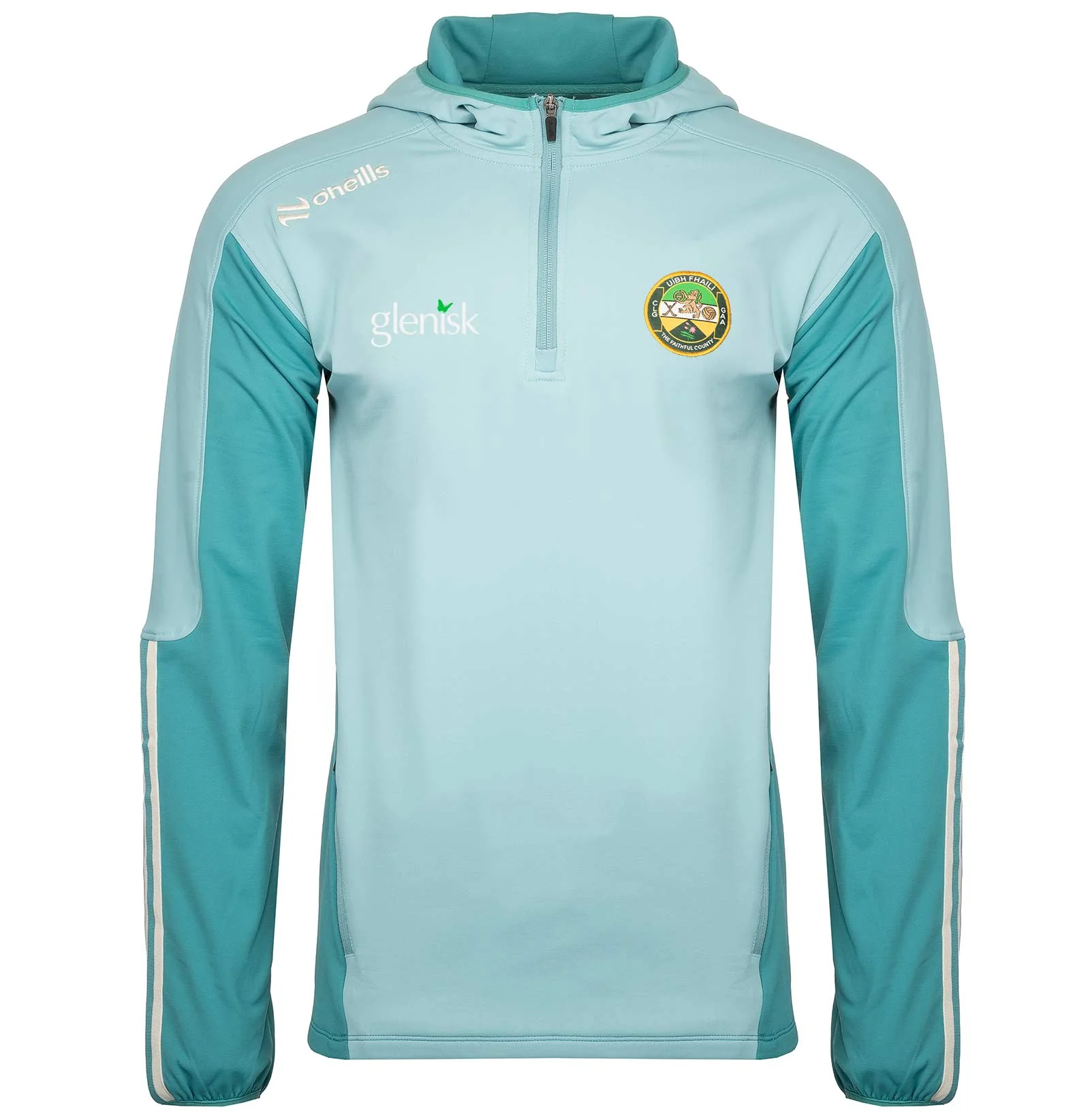 O'Neills Offaly GAA Graham Brushed Half Zip Hoodie