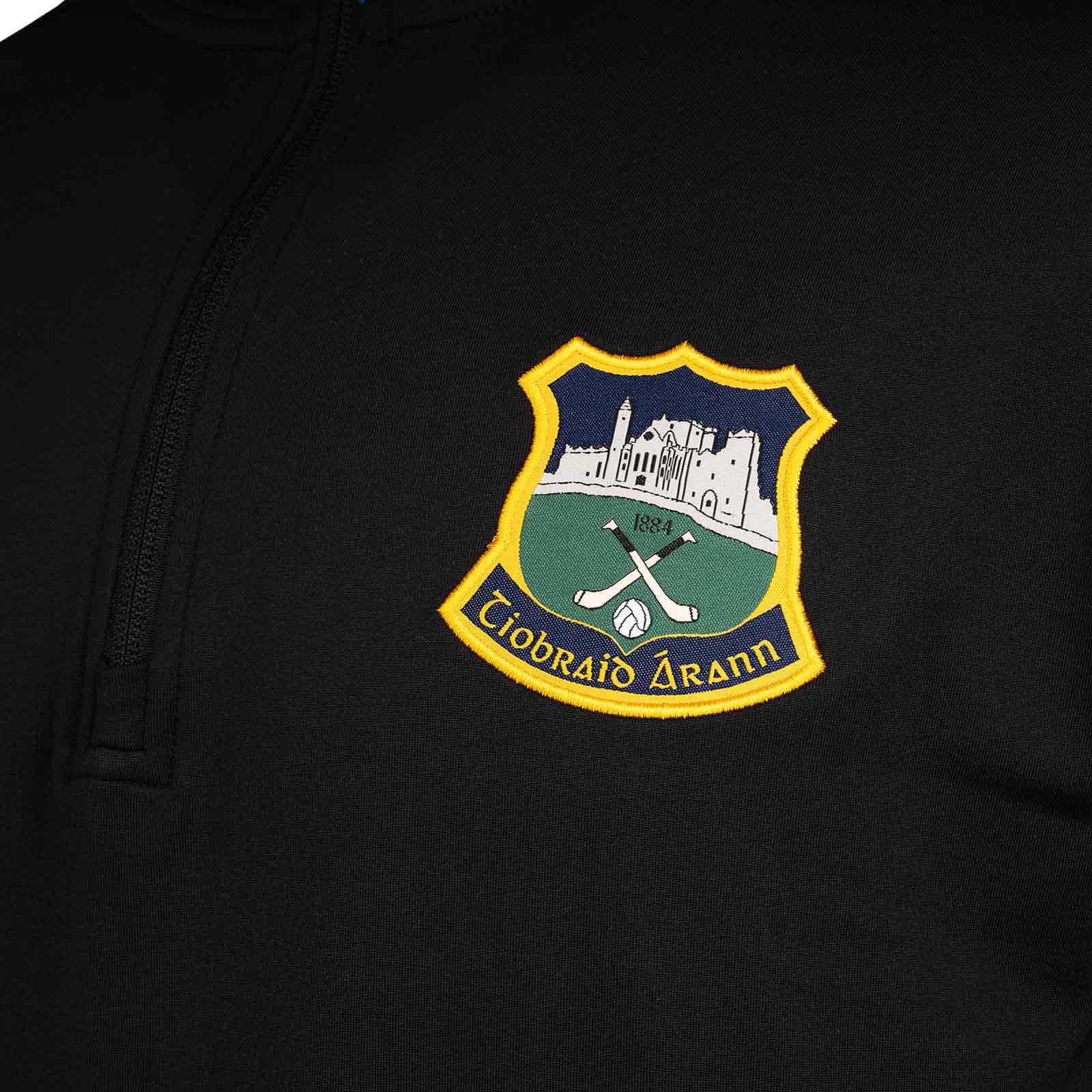 O'Neills Tipperary GAA Graham Kids Brushed Half Zip Hoodie - Image 5