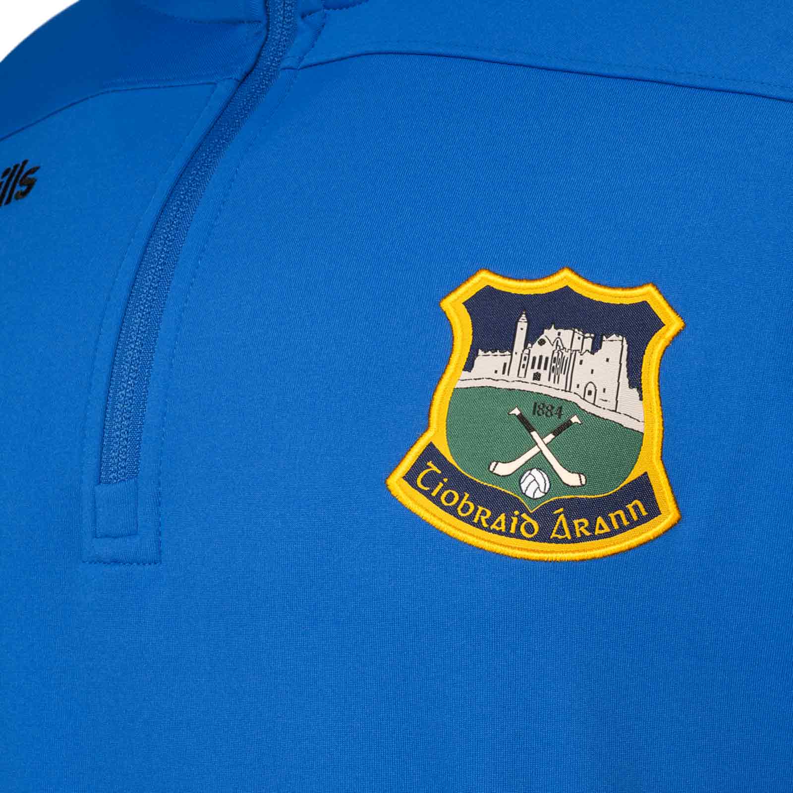 O'Neills Tipperary GAA Graham Brushed Kids Half Zip Top - Image 4