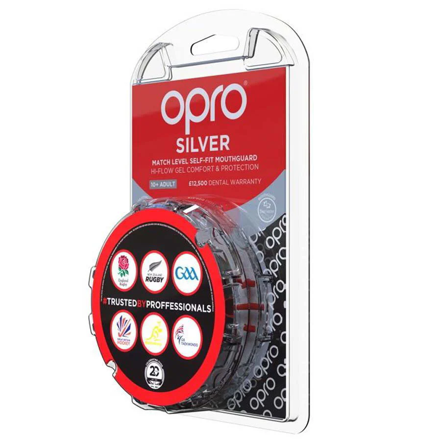 Opro Self-Fit Junior Mouthguard - Silver Level - Image 3