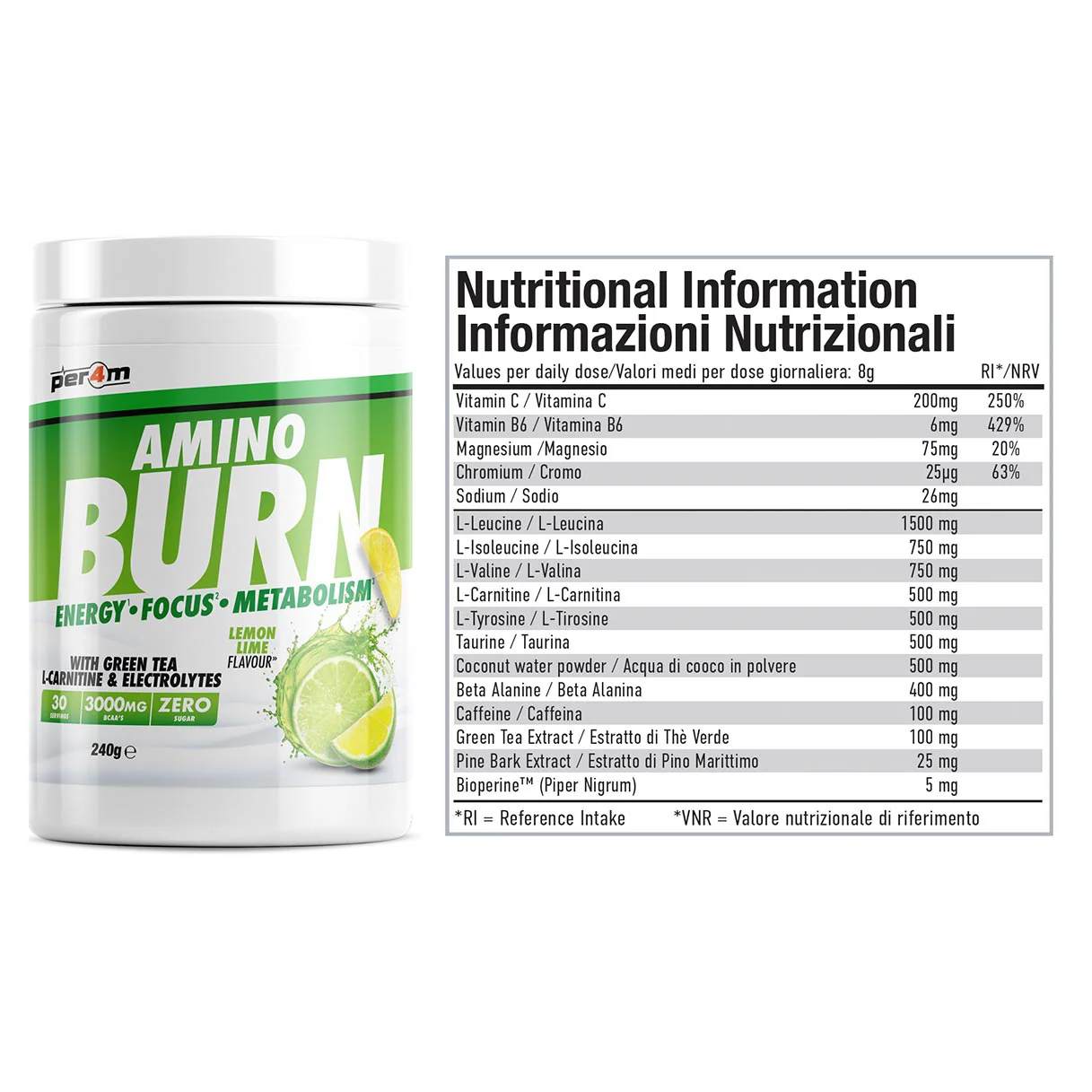 Per4m Amino Burn 240g - Image 5