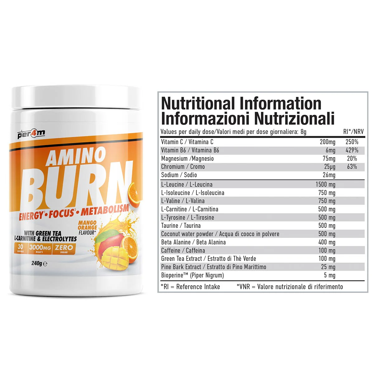 Per4m Amino Burn 240g - Image 6