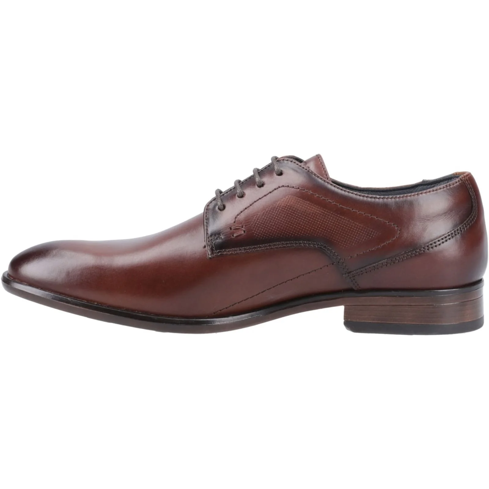 Pod Mens Carl Derby Shoes Cognac - Image 2