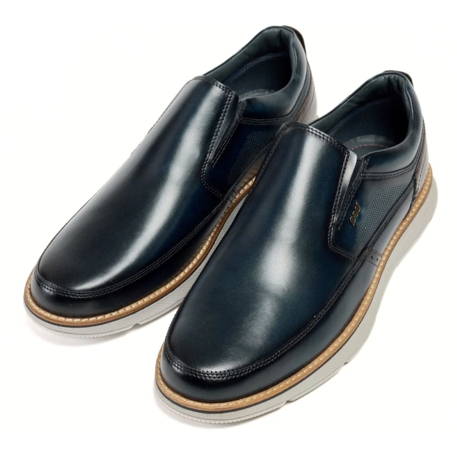 Pod Mens Fowler Casual Slip On Navy - Image 4