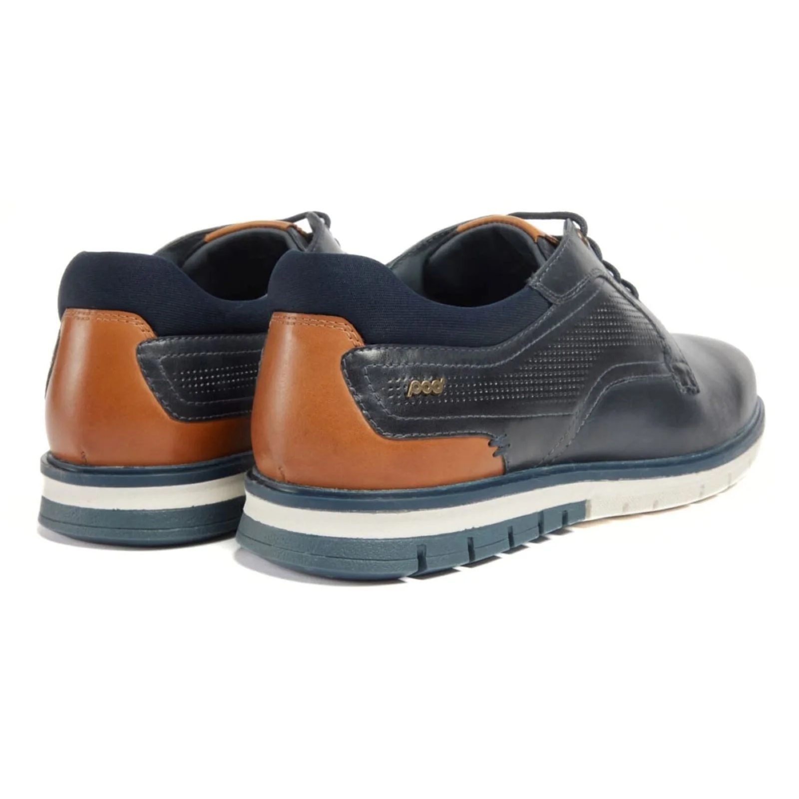 Pod Mens Merlin Casual Shoe Navy - Image 3