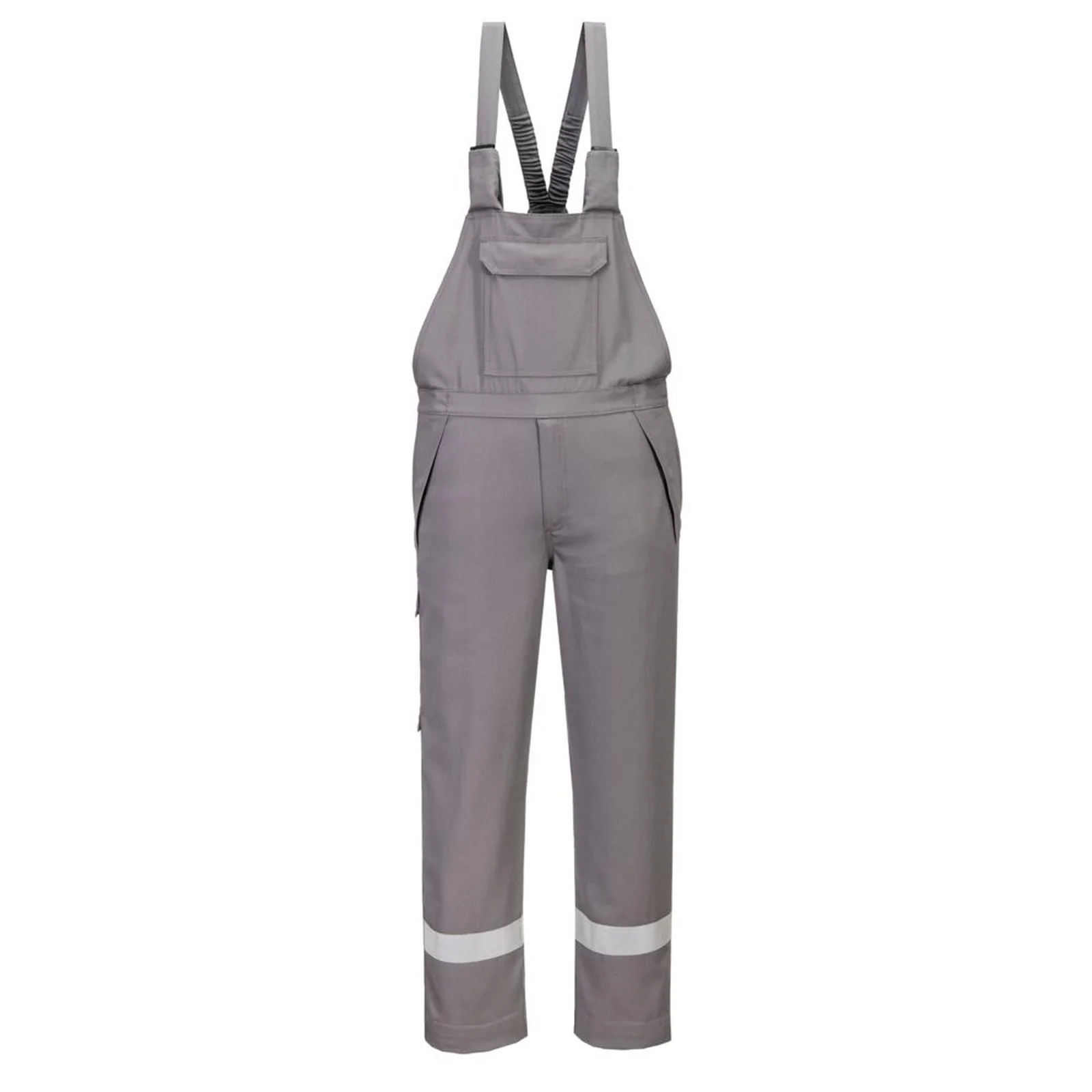 Portwest Bizflame Work+ FR Bib and Brace Grey
