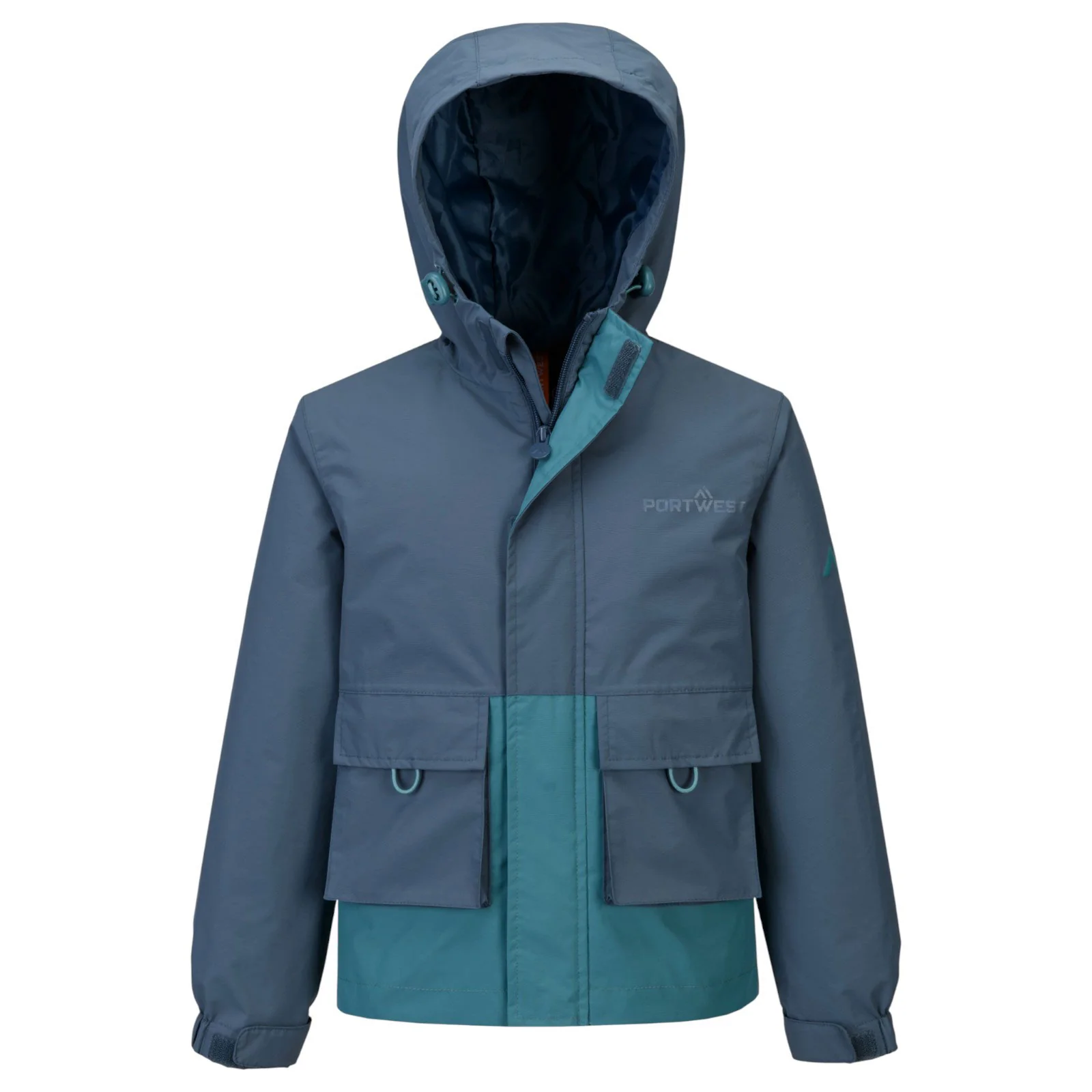 Portwest Delphi Kids Fleece-Lined Water-Resistant Rain Jacket - Image 3