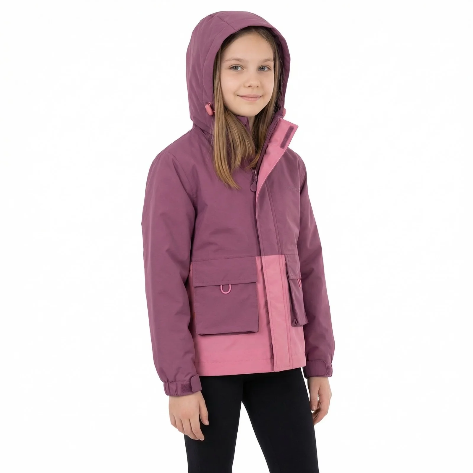 Portwest Delphi Girls Fleece Lined Rain Jacket<br>