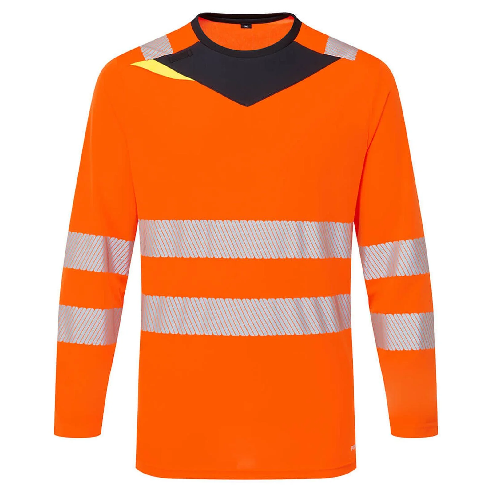 Portwest DX4 Hi-Vis T-Shirt L/S Orange/Black