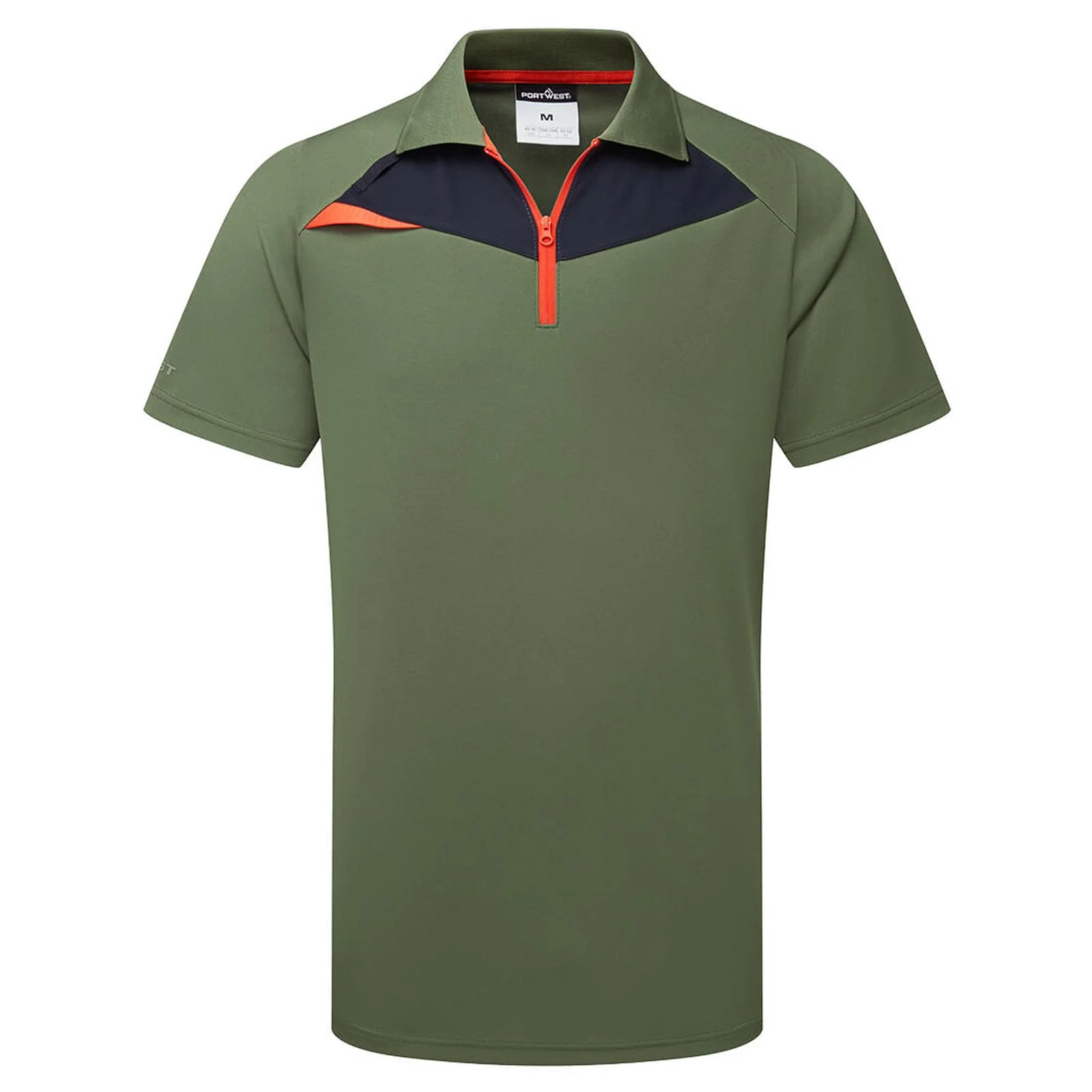 Portwest DX4 Polo Shirt S/S Moss Green - Image 2