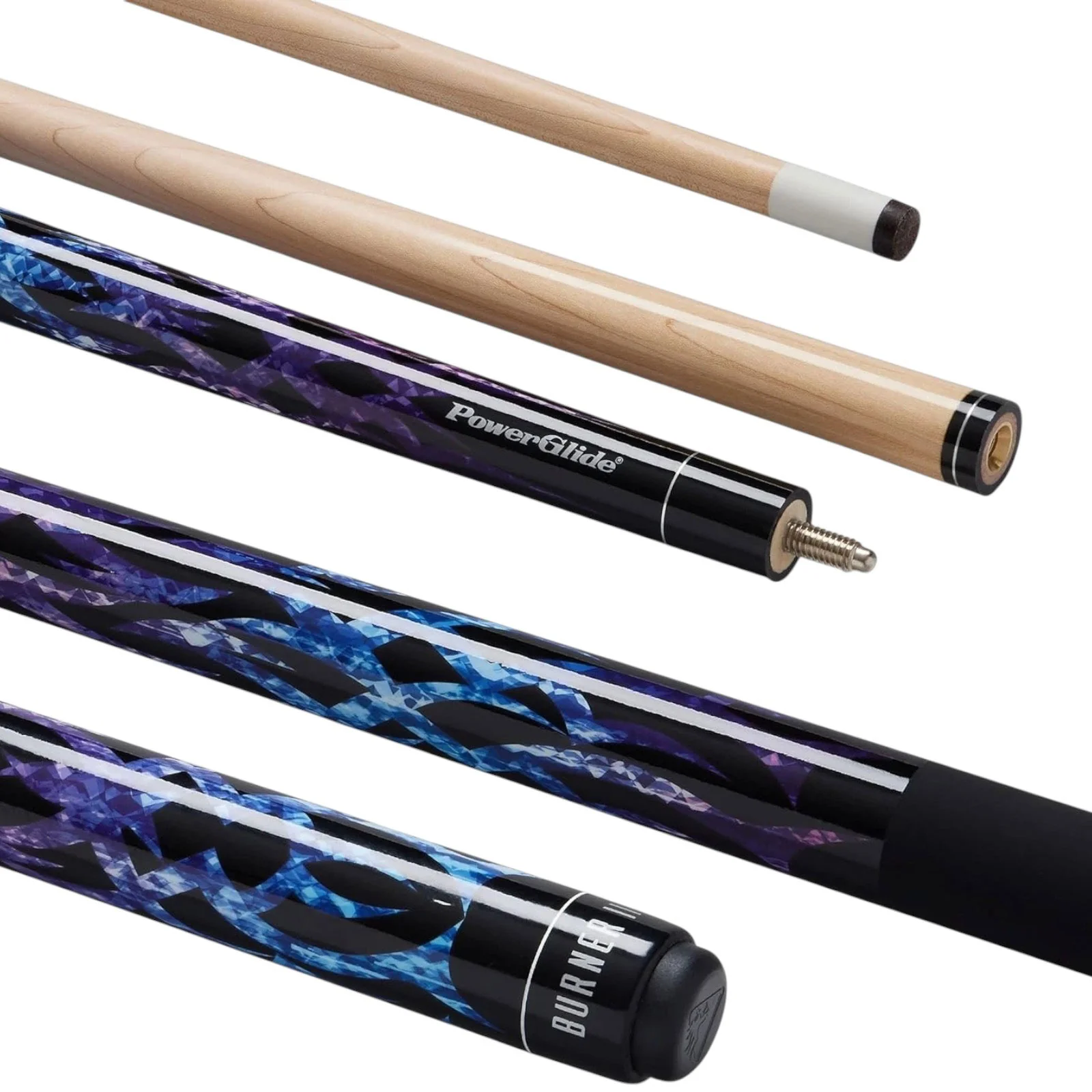 Powerglide BURNER II 2pc Pool Cue 57 Inch 13mm Tip
