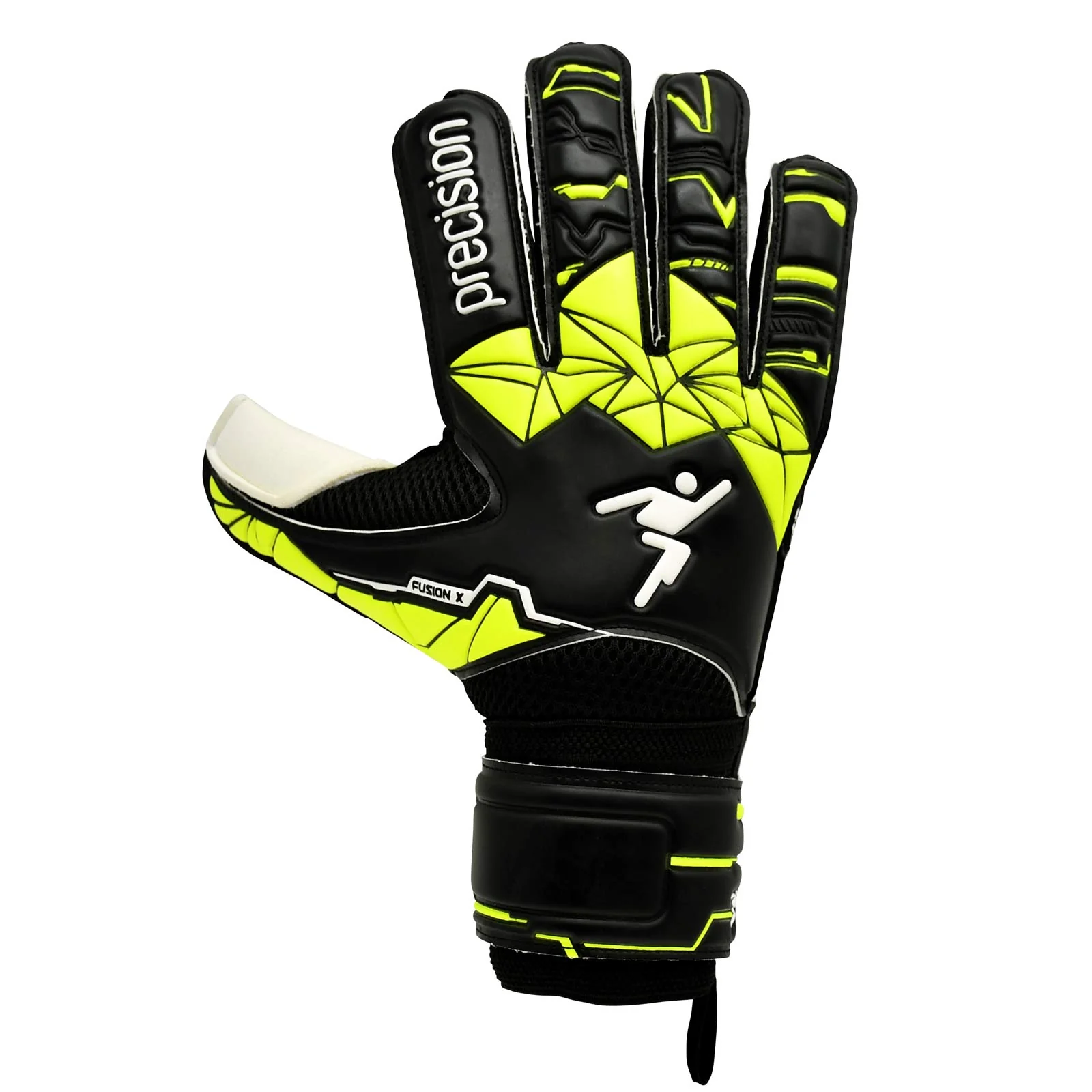 Precision Fusion X Flat Cut Finger Protect Goalkeeper Gloves - Image 2