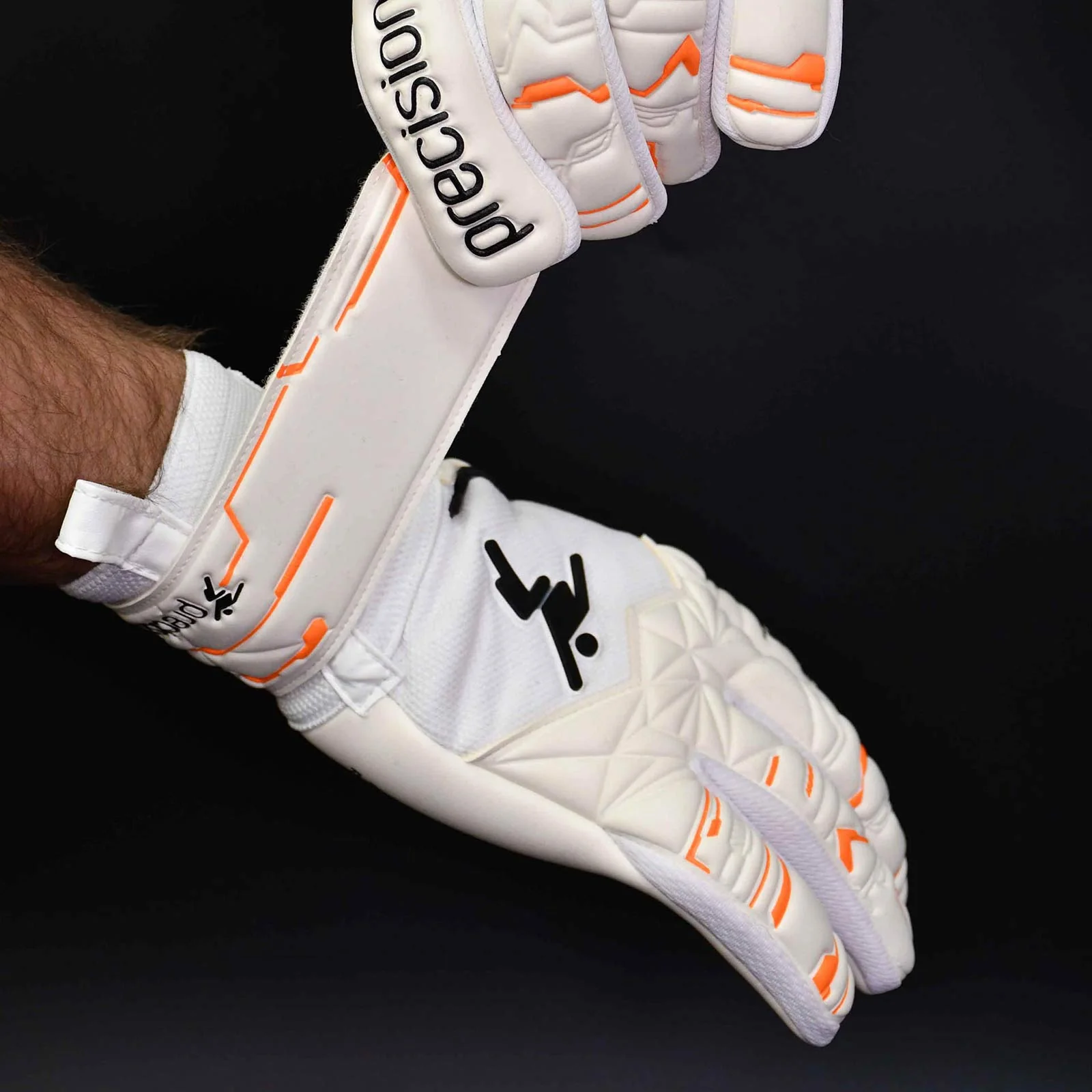 Precision Junior Fusion X Pro Negative Contact Duo GK Gloves - Image 2