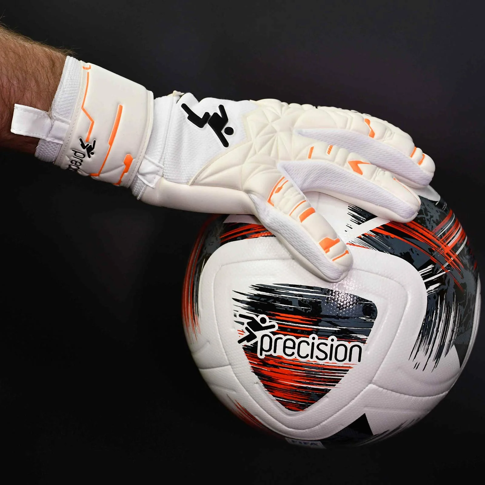 Precision Junior Fusion X Pro Negative Contact Duo GK Gloves - Image 3