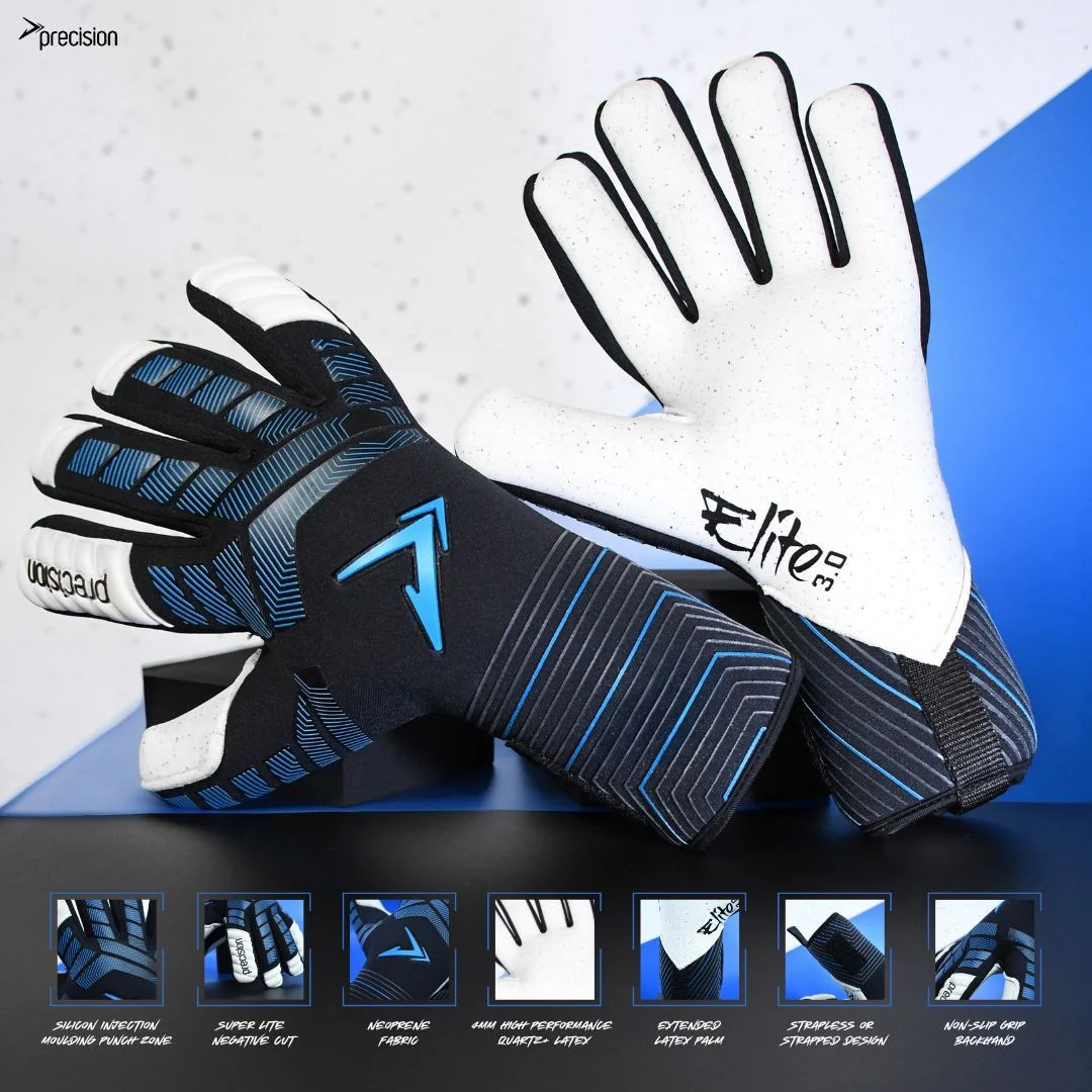 Precision Elite 3.0 Quartz Kids Goalkeeper Gloves - Image 4