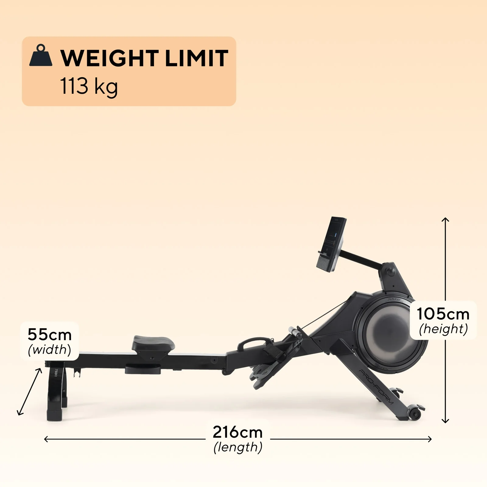 ProForm 750R Rower - Image 5