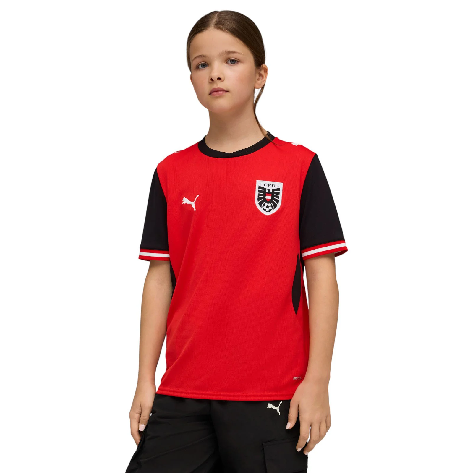 Puma Austria World Cup 2026 Kids Home Football Jersey - Image 3
