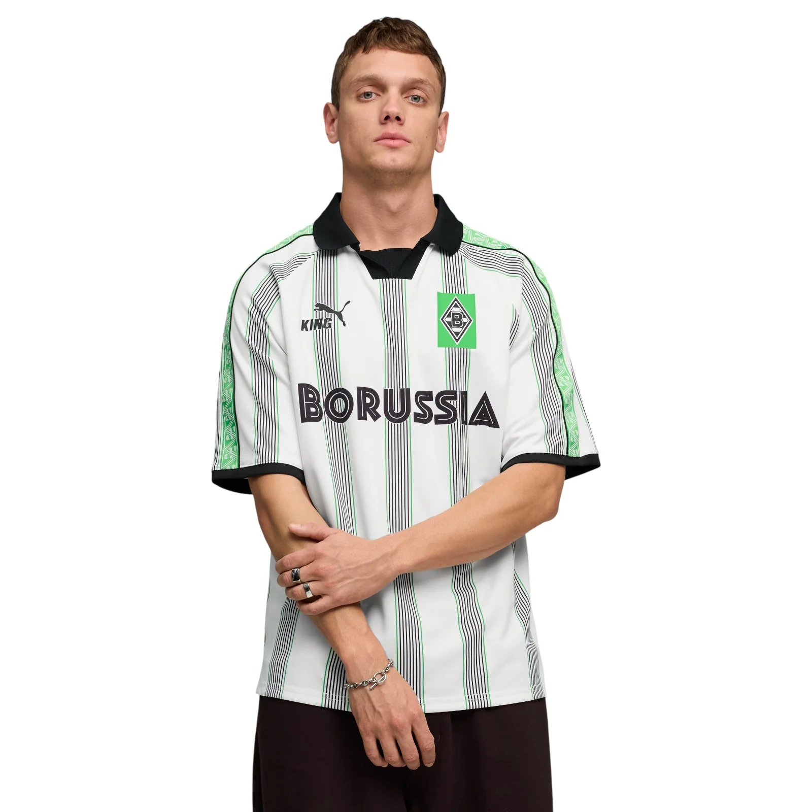 Puma Borussia Mönchengladbach Football Mens King Jersey - Image 3