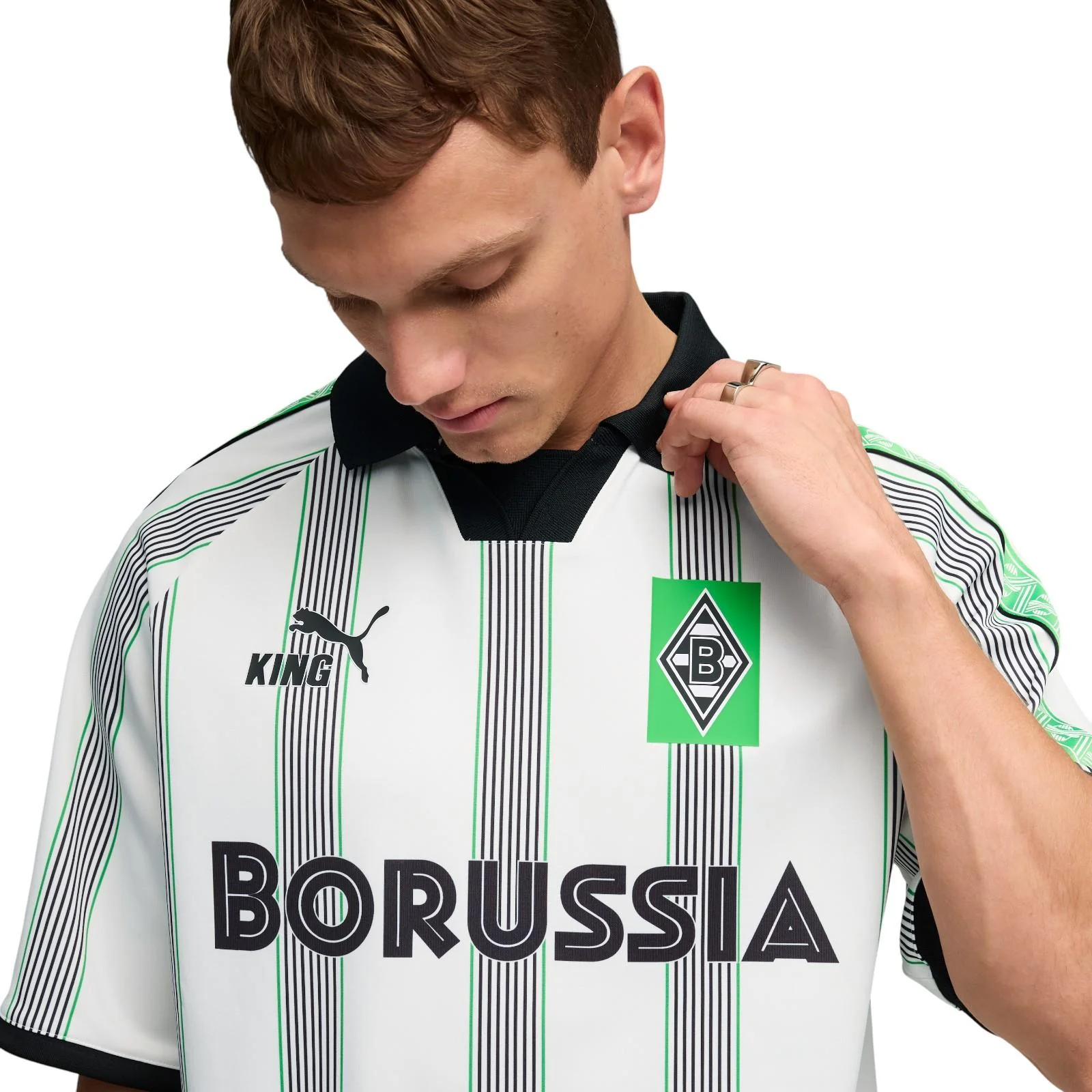 Puma Borussia Mönchengladbach Football Mens King Jersey - Image 5