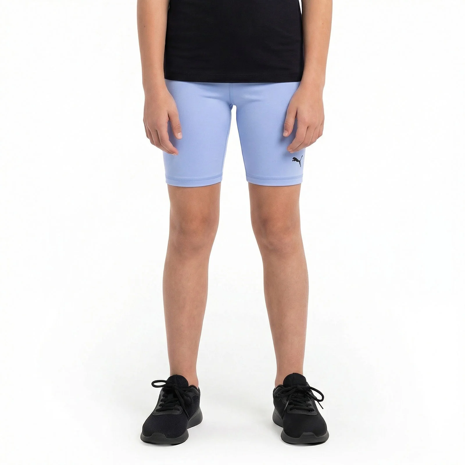 PUMA Train All Day Essentials High-Waist Girls Tight-Fit Shorts