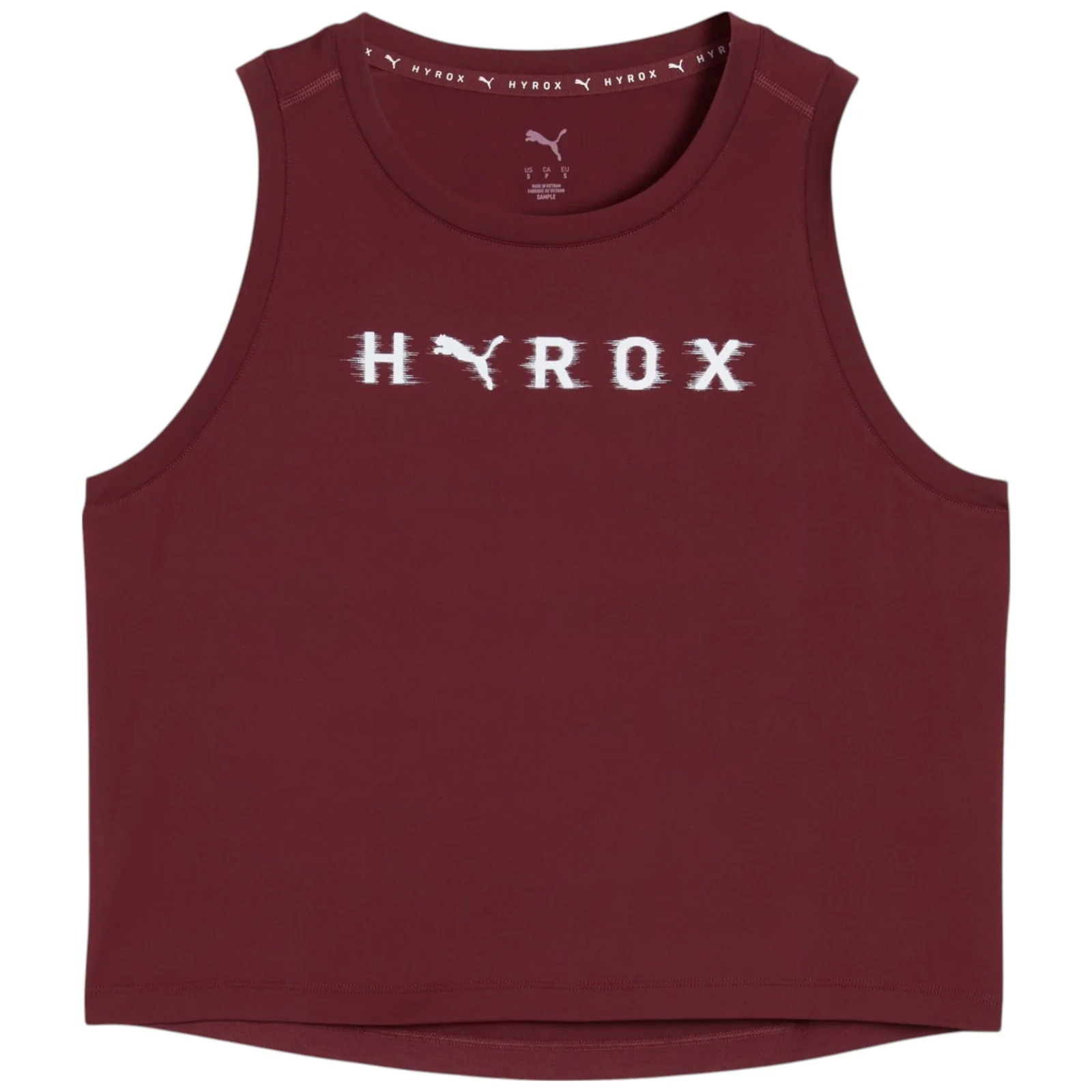 PUMA x HYROX CLOUDSPUN ThermoAdapt Womens Crop Tank Top - Image 3