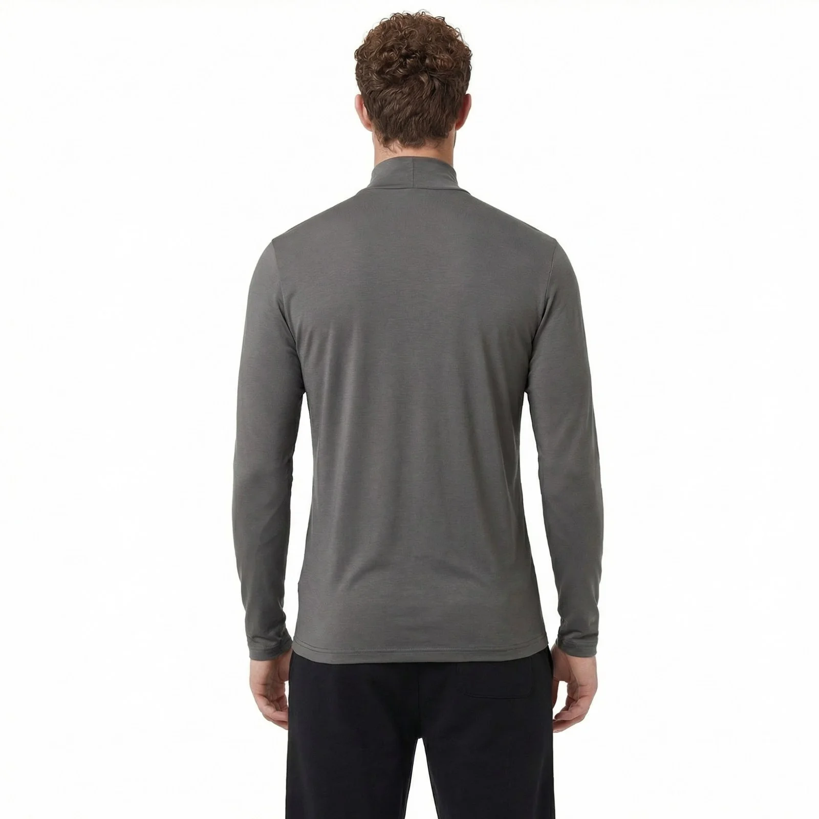 Puma Icon 2.0 Half-Zip Long Sleeve Mens Logo Golf Top - Image 2