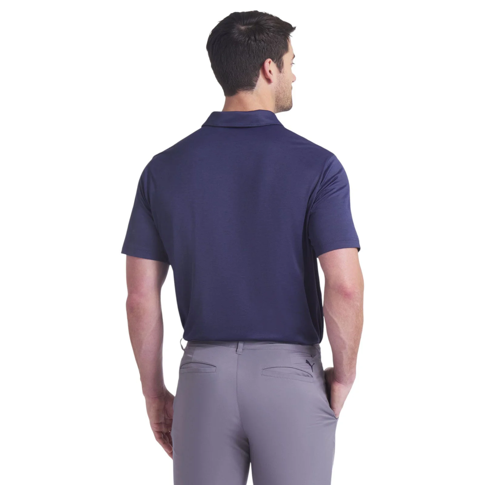 Puma Icon Heather 2.0 Mens Short-Sleeve Golf Polo Shirt - Image 2