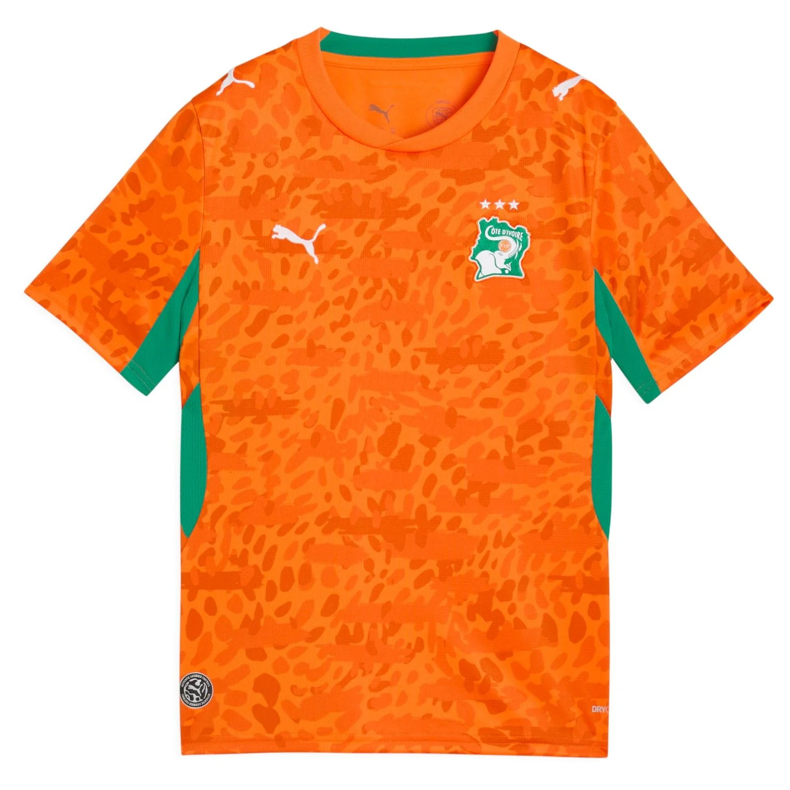 Puma Ivory Coast Football World Cup 2026 Kids Home Jersey