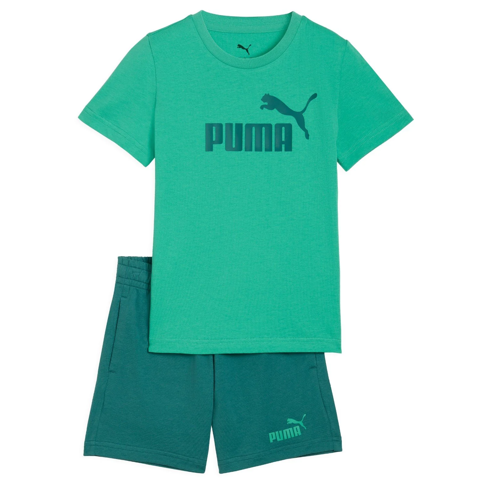 Puma Essentials No.1 Logo Kids T-Shirt & Shorts Set - Image 4