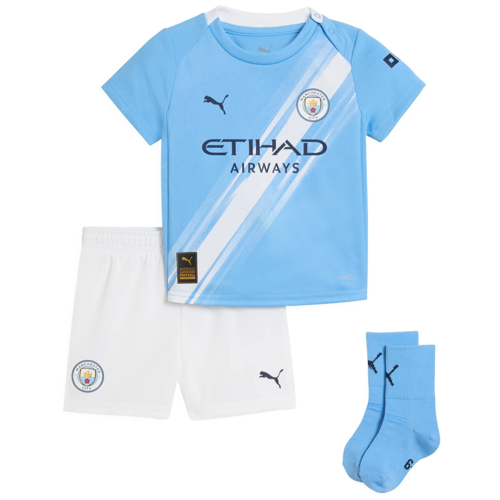 Puma Manchester City Football 2025/26 Baby Home Kit