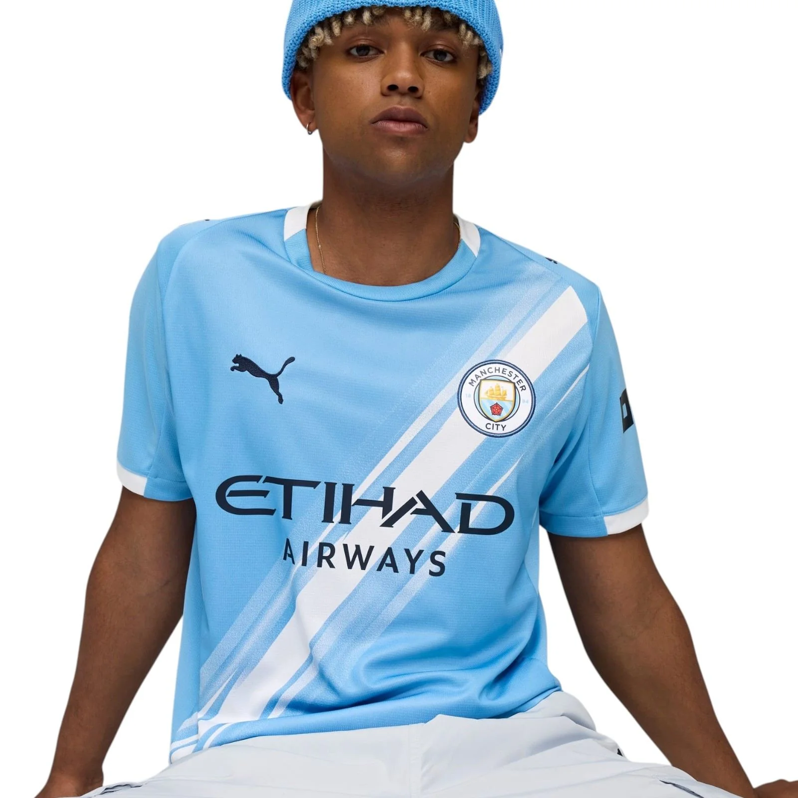 Puma Manchester City Football 2025/26 Adults Home Jersey - Image 5