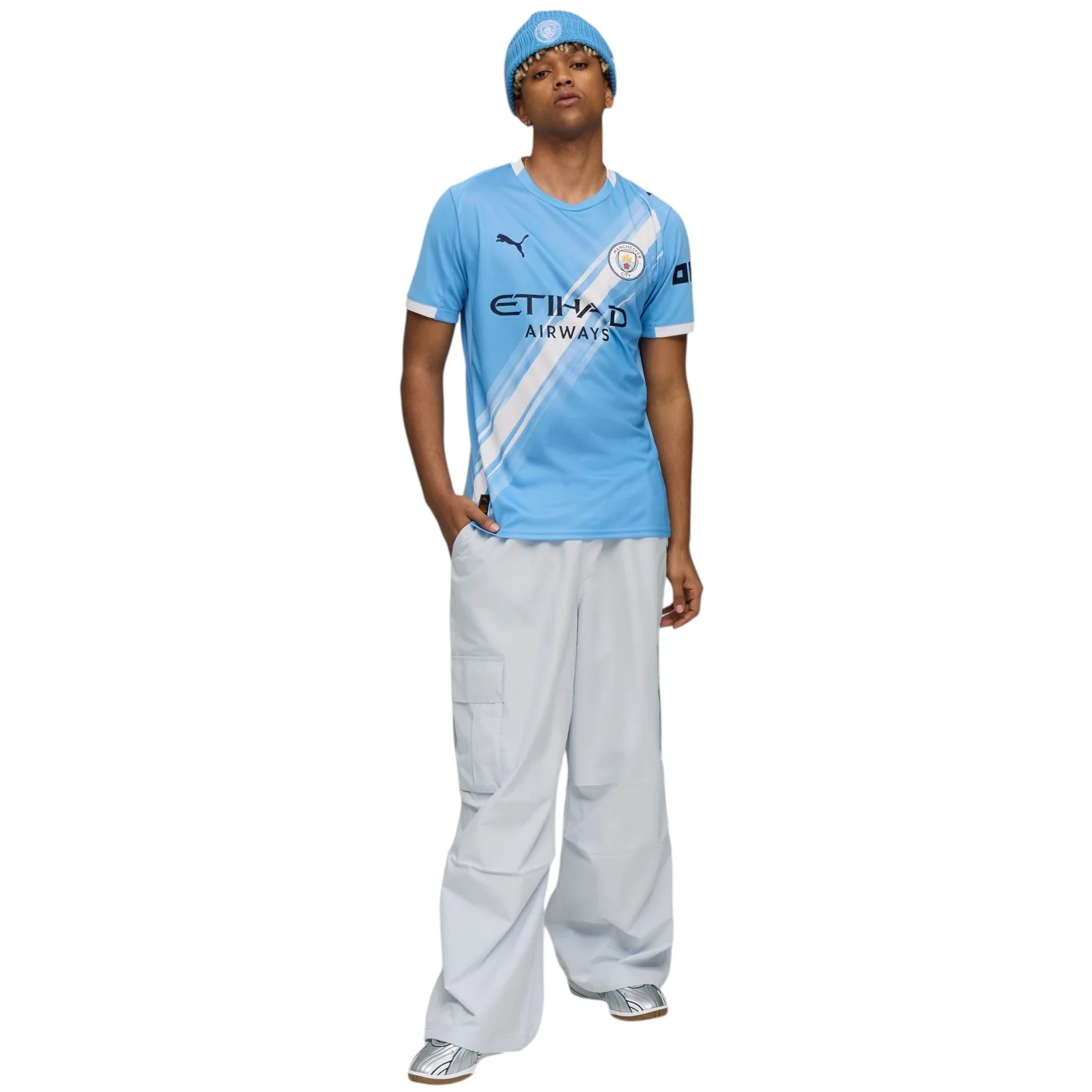 Puma Manchester City Football 2025/26 Adults Home Jersey - Image 7