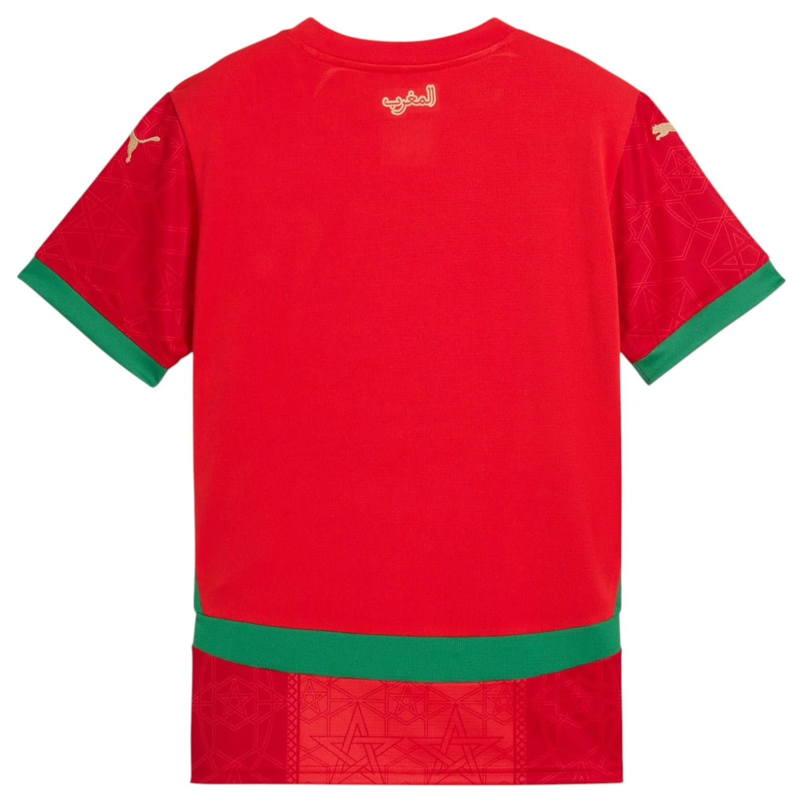 Puma Morocco 2025 Kids Regular-Fit Short Sleeved Home Jersey - Image 2