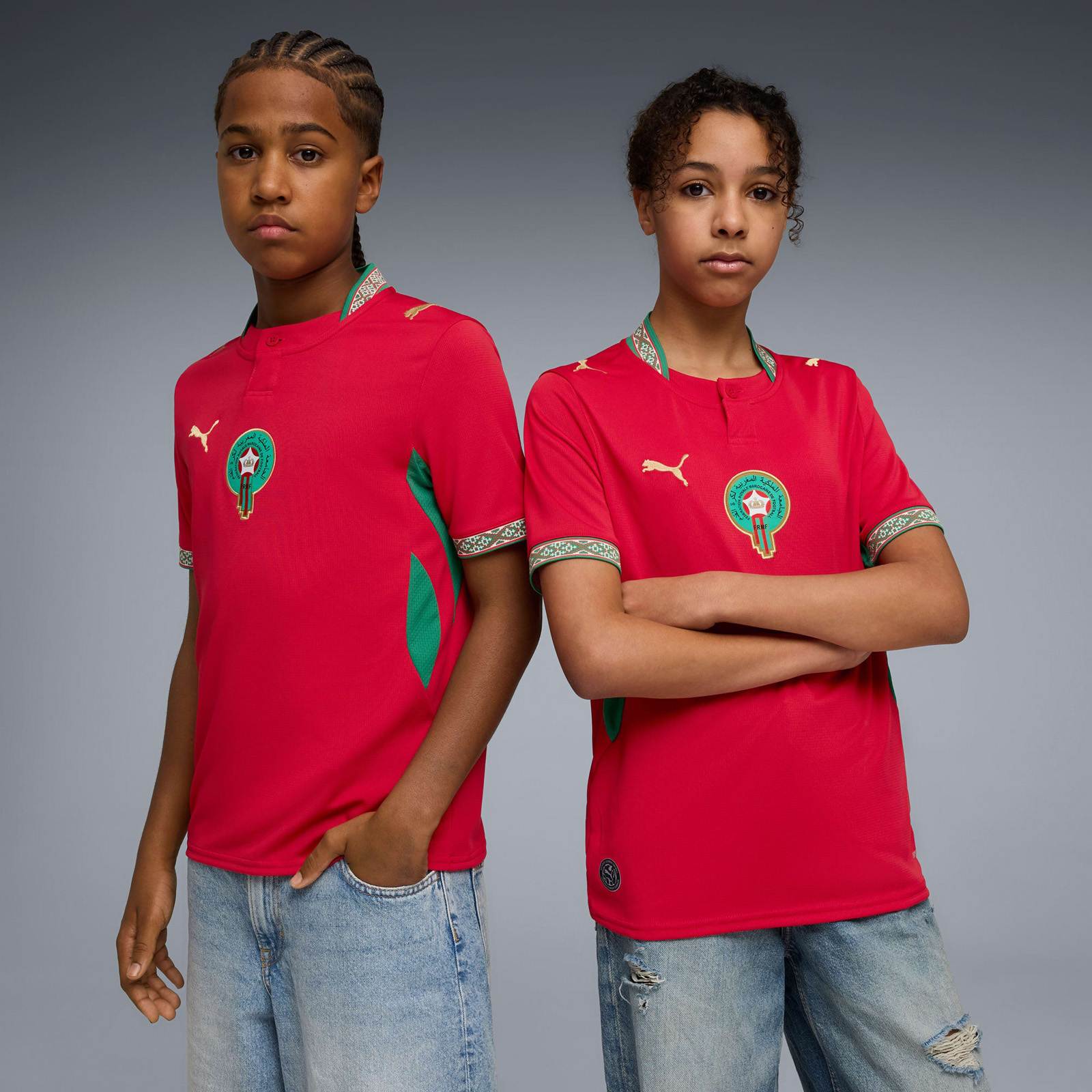 Puma Morocco Football World Cup 2026 Kids Home Jersey - Image 3