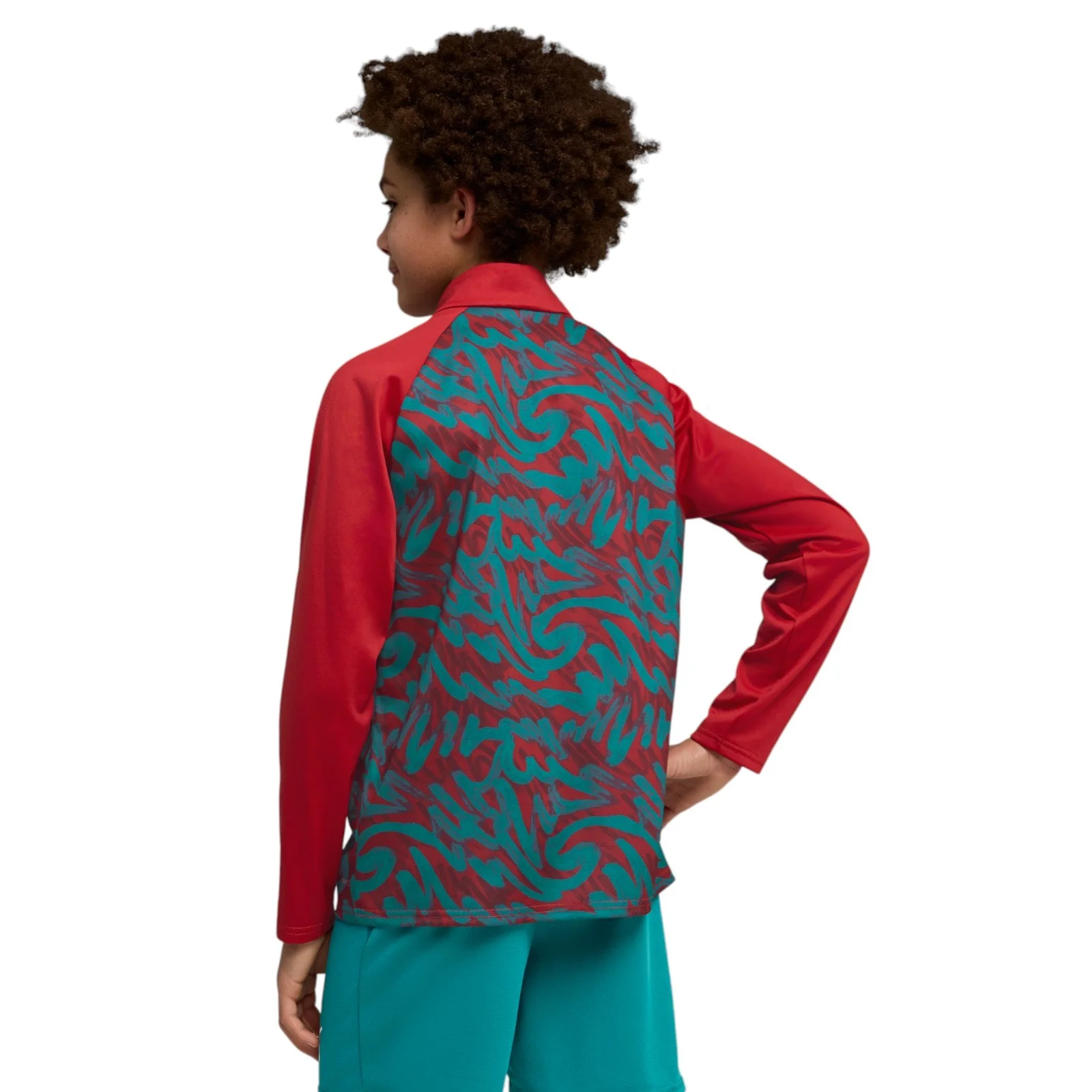Puma Portugal Football World Cup 2026 Kids Warmup Half-Zip - Image 2
