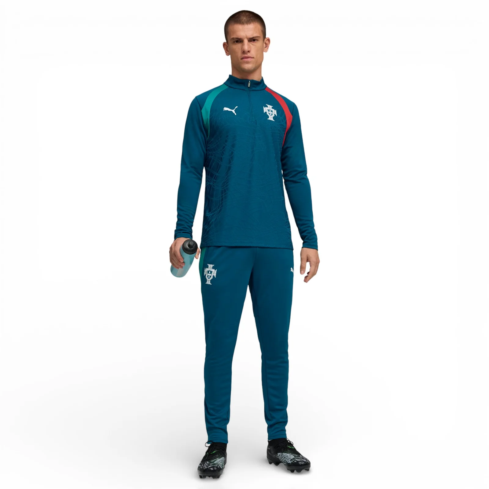 Puma Portugal Football World Cup Mens Training Half-Zip - Image 7
