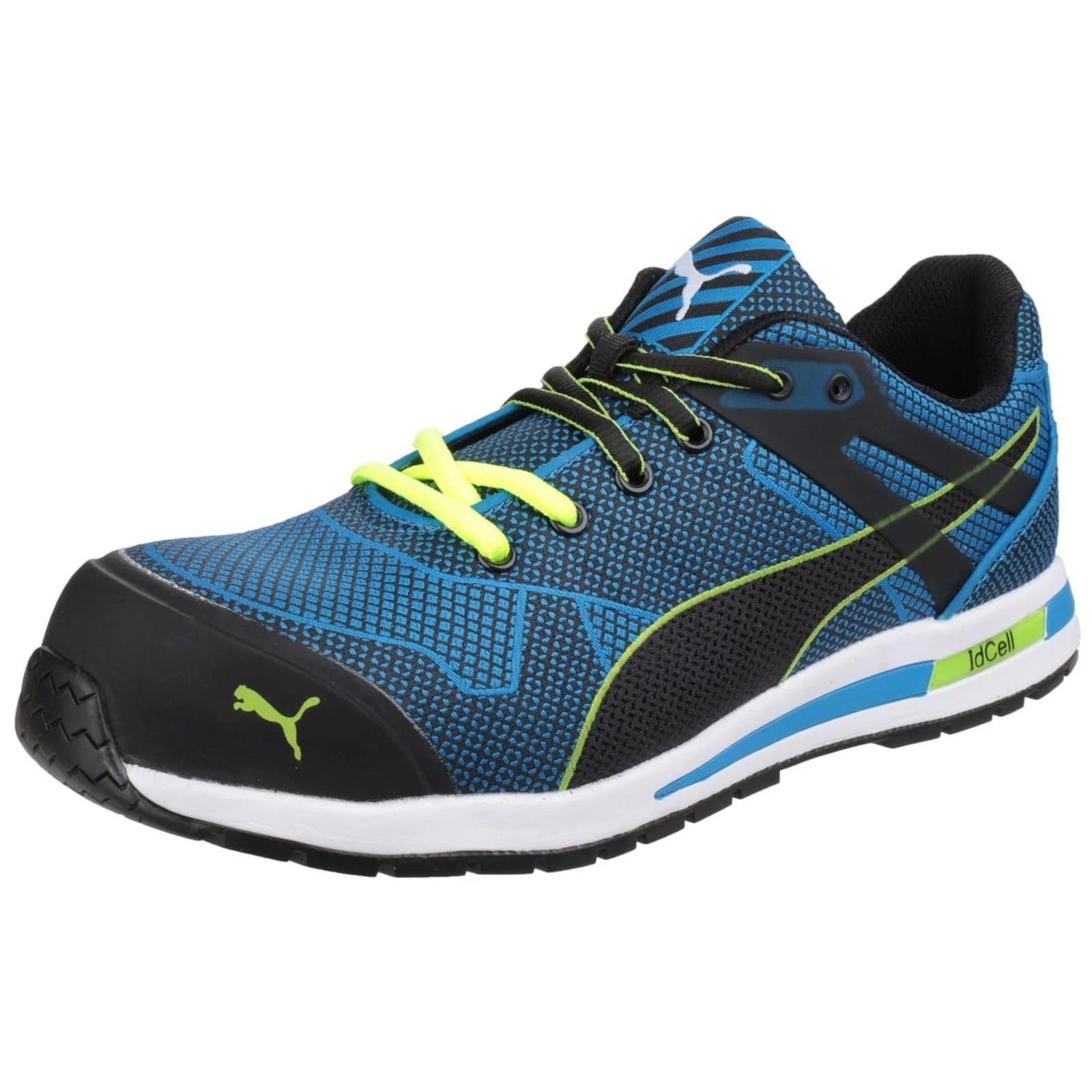 Puma Safety Mens Blaze Knit Low Safety Shoe Blue - Image 5