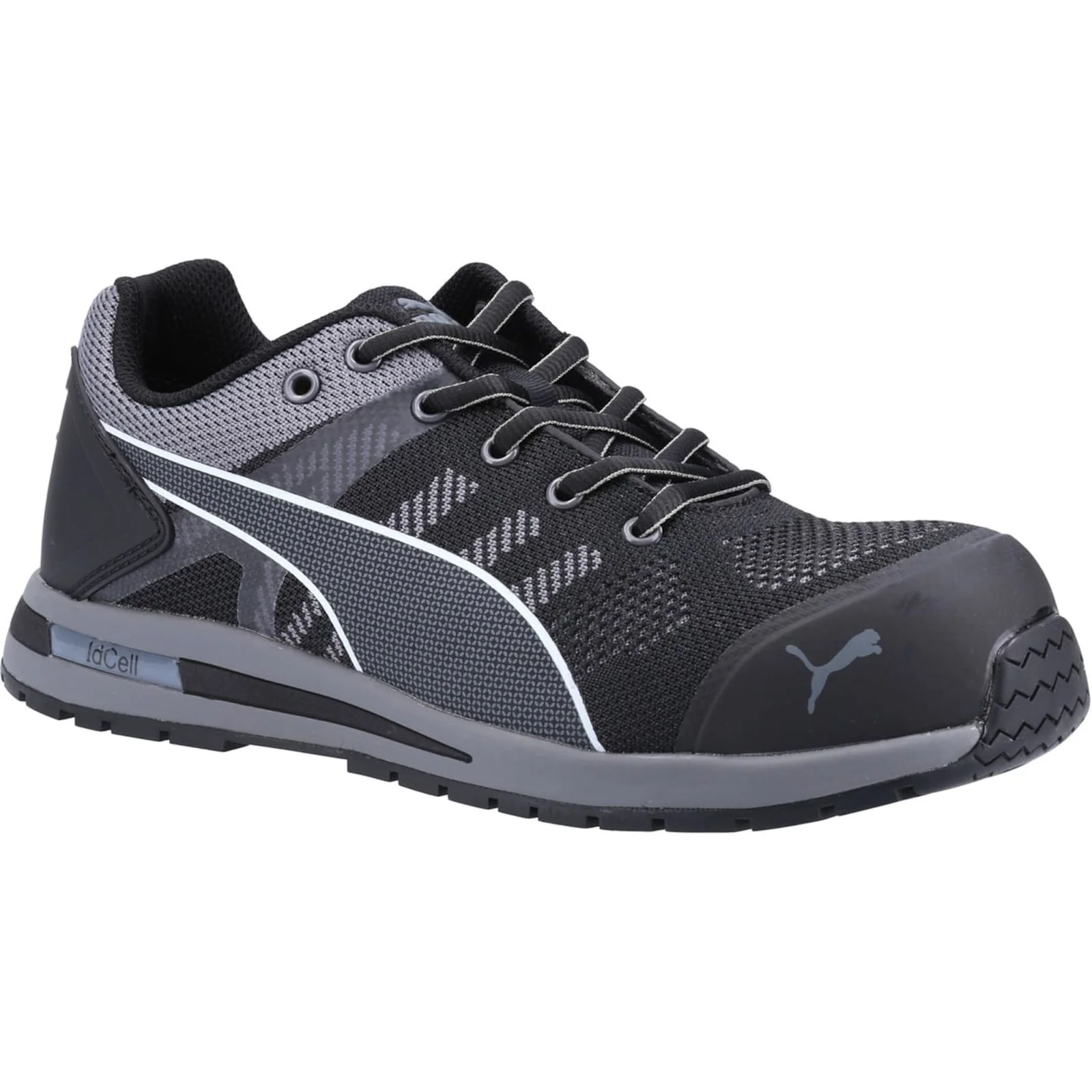 Puma Safety Mens Elevate Knit LOW S1 Safety Trainer Black - Image 5