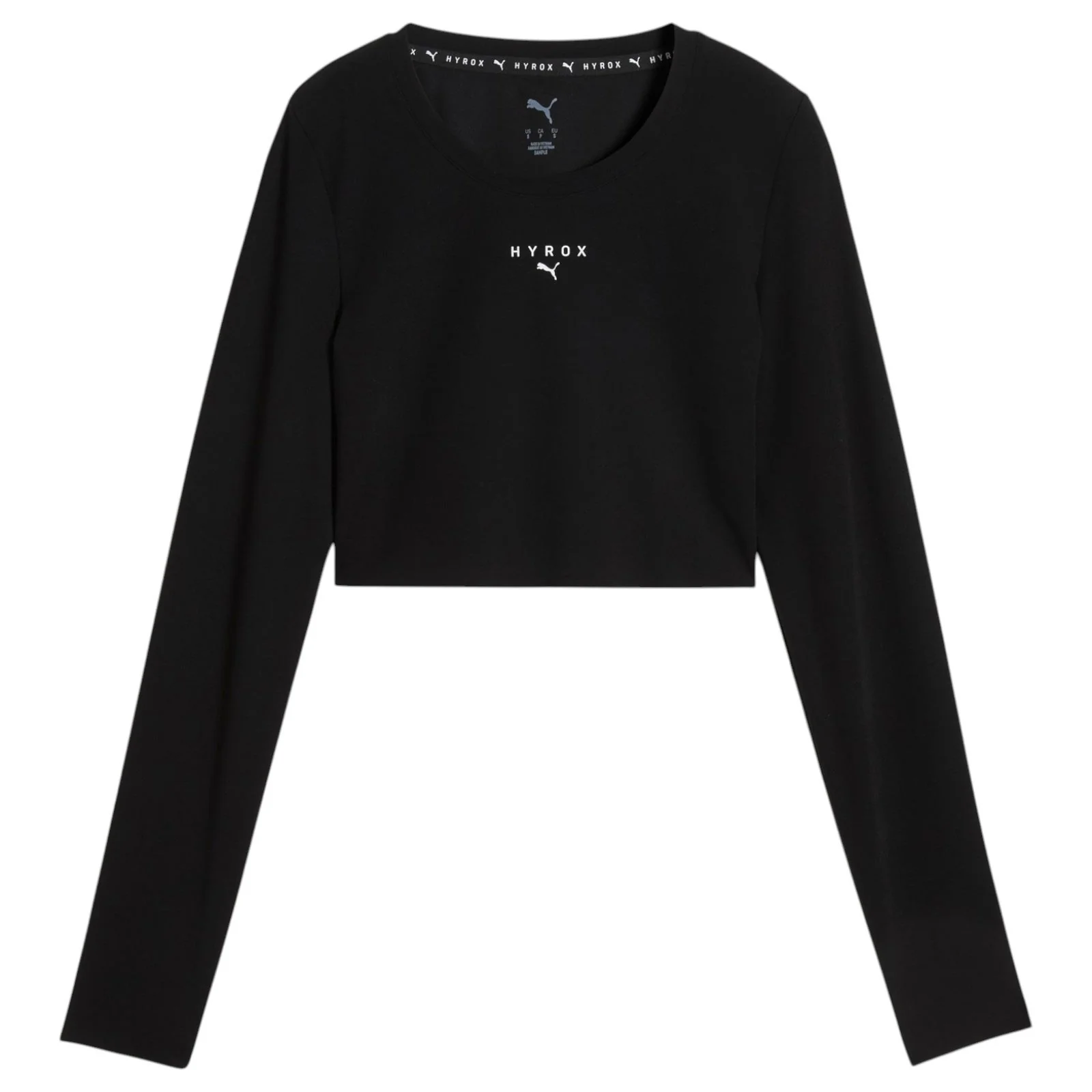 Puma X HYROX SHAPELUXE Womens Long-Sleeve Cropped Top - Image 4