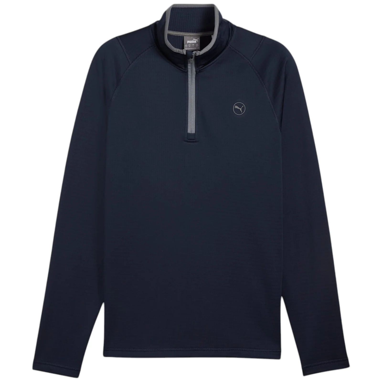 Puma Waffle Golf Mens Half-Zip Long Sleeved Fleece Top - Image 3