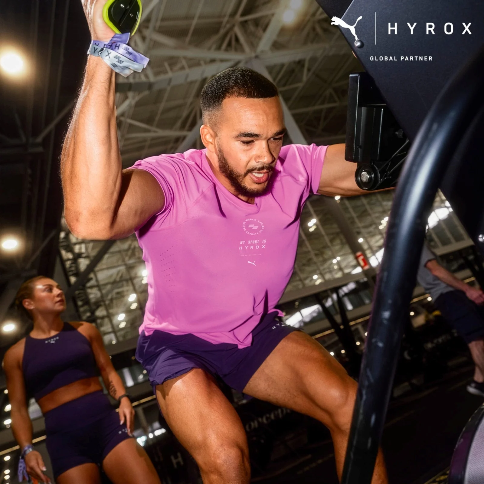 PUMA X HYROX DRYELITE Mens Short-Sleeve Training Tee - Image 4