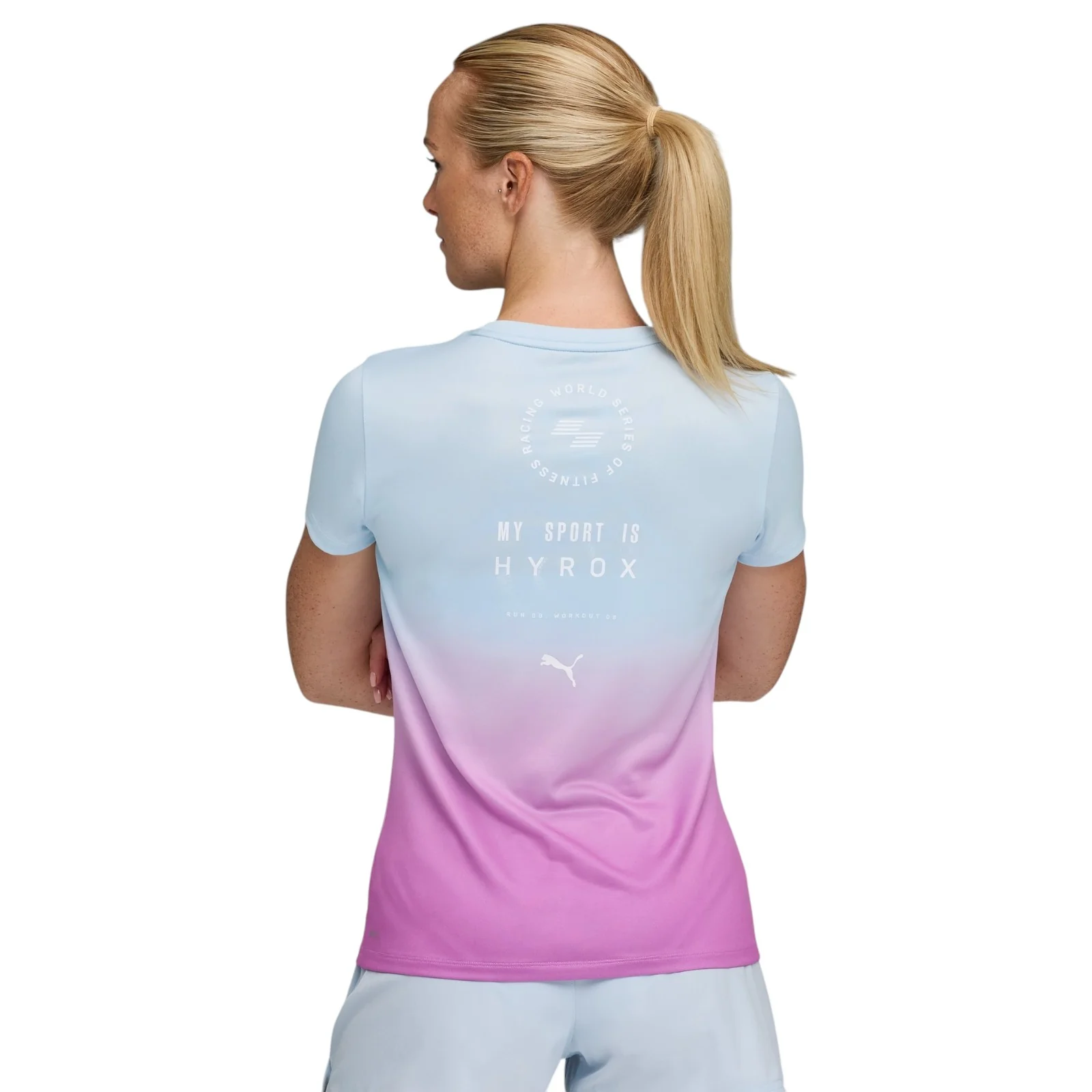PUMA X HYROX Graphic Womens Short-Sleeve T-Shirt - Image 2