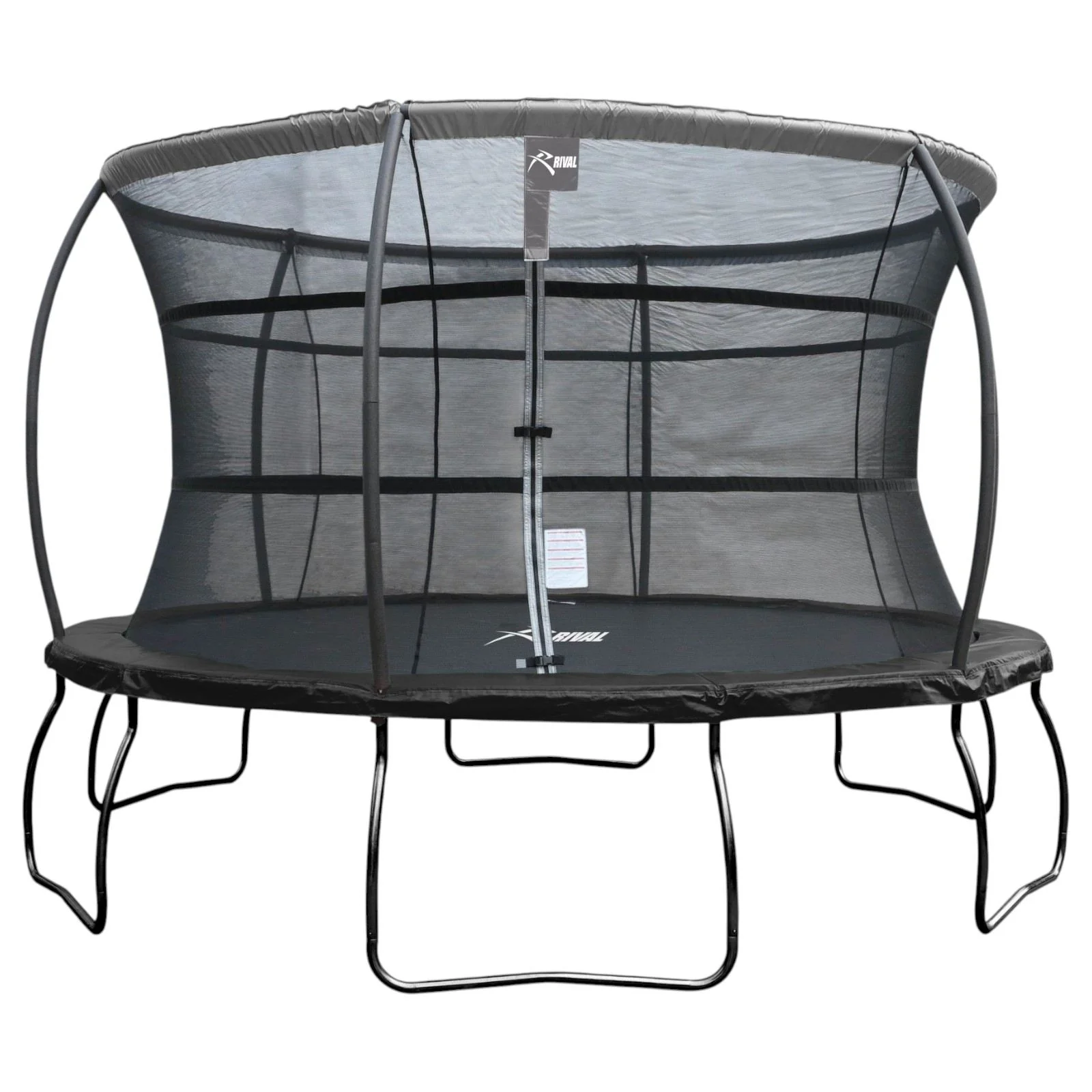 Rival 13ft Outdoor Trampoline with Enclosure - Black