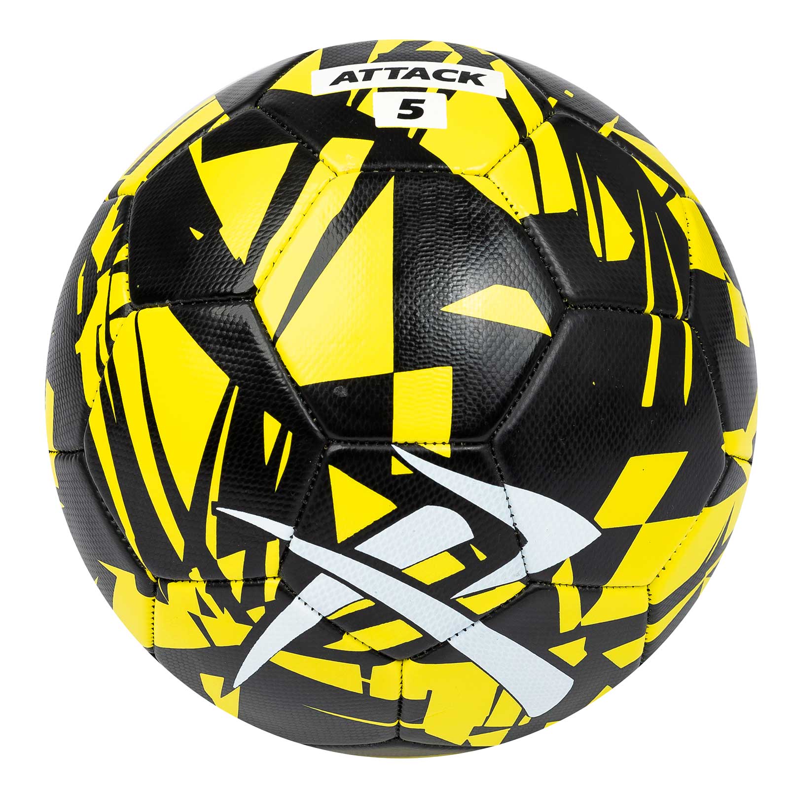Rival Attack 5 Football Black/Yellow - 10 Pack - Image 2