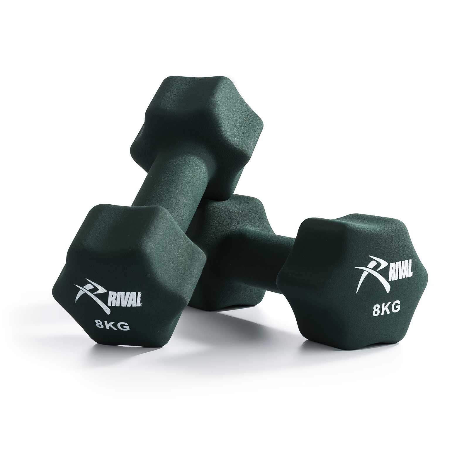 Rival Neoprene Dumbbells - 8kg Pair - Image 2