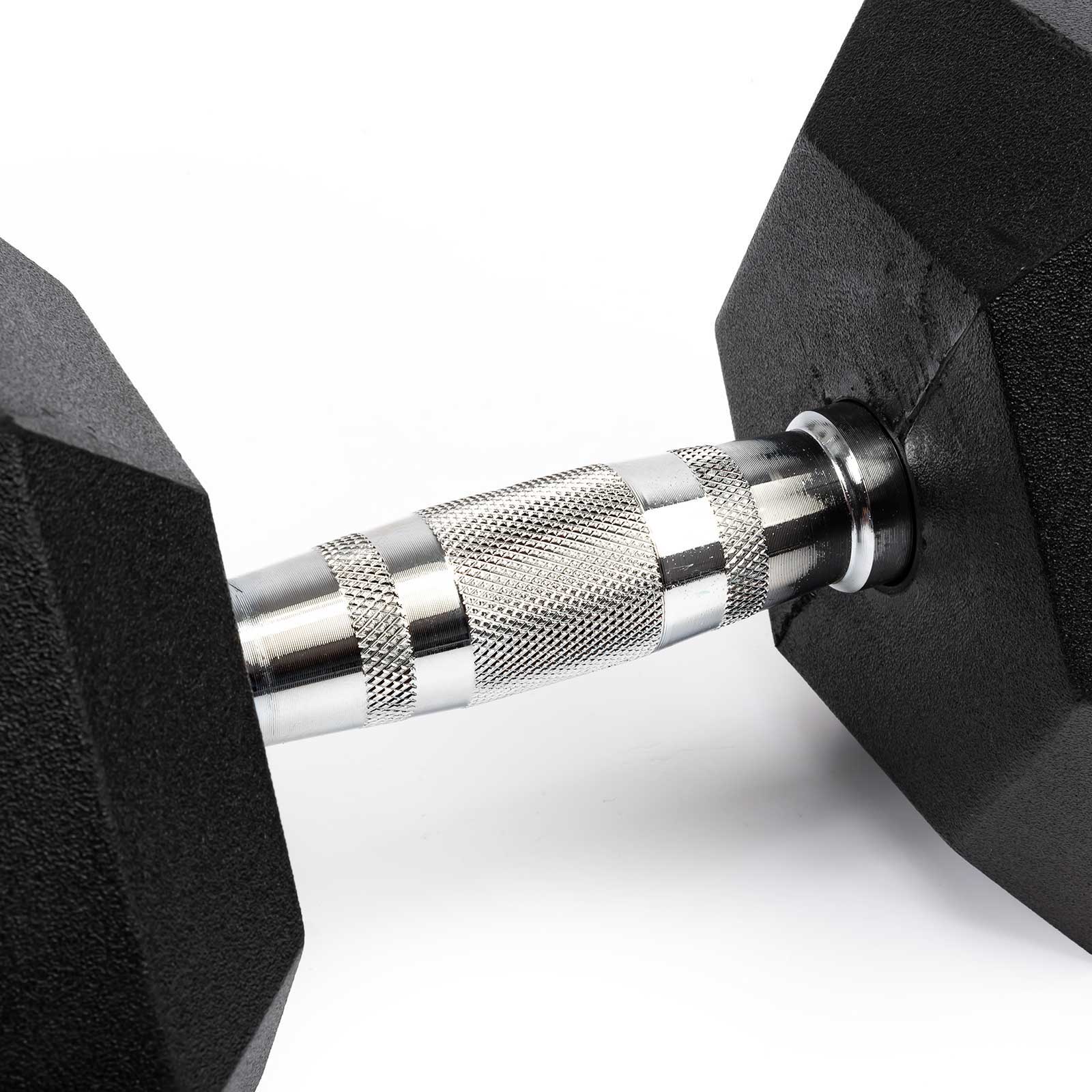 Rival Rubber Hex Dumbbell 15kg Pair - Image 2