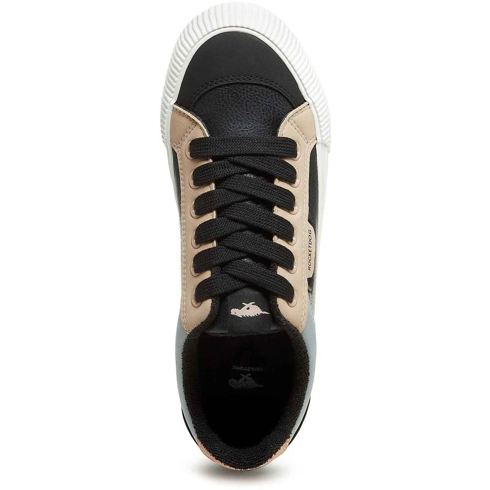 Rocket Dog Womens Cheery Blocked Sporty Shoe Black Combo - Image 4