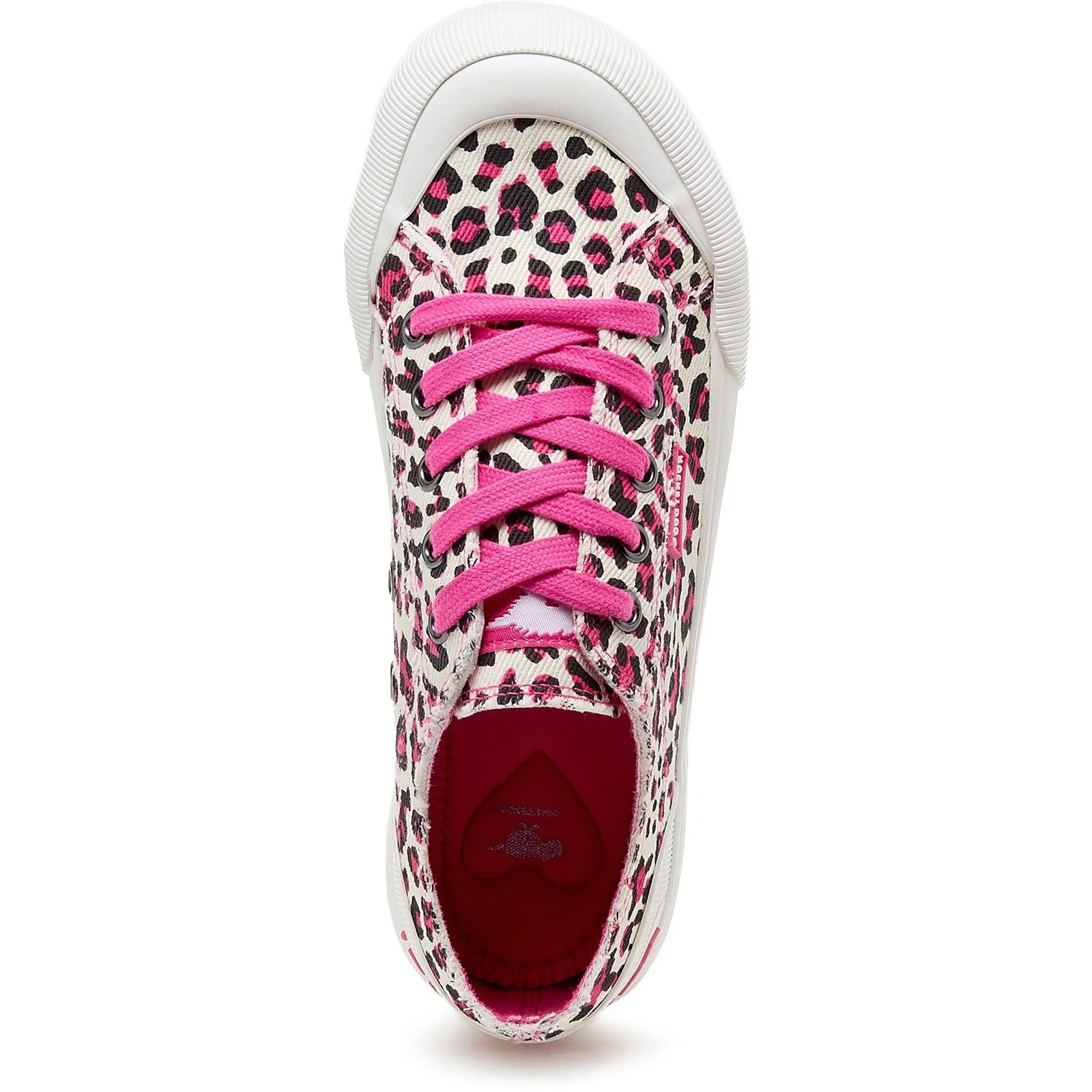 Rocket Dog Womens Jazzin Plus Monroe Trainer Hot Pink - Image 4