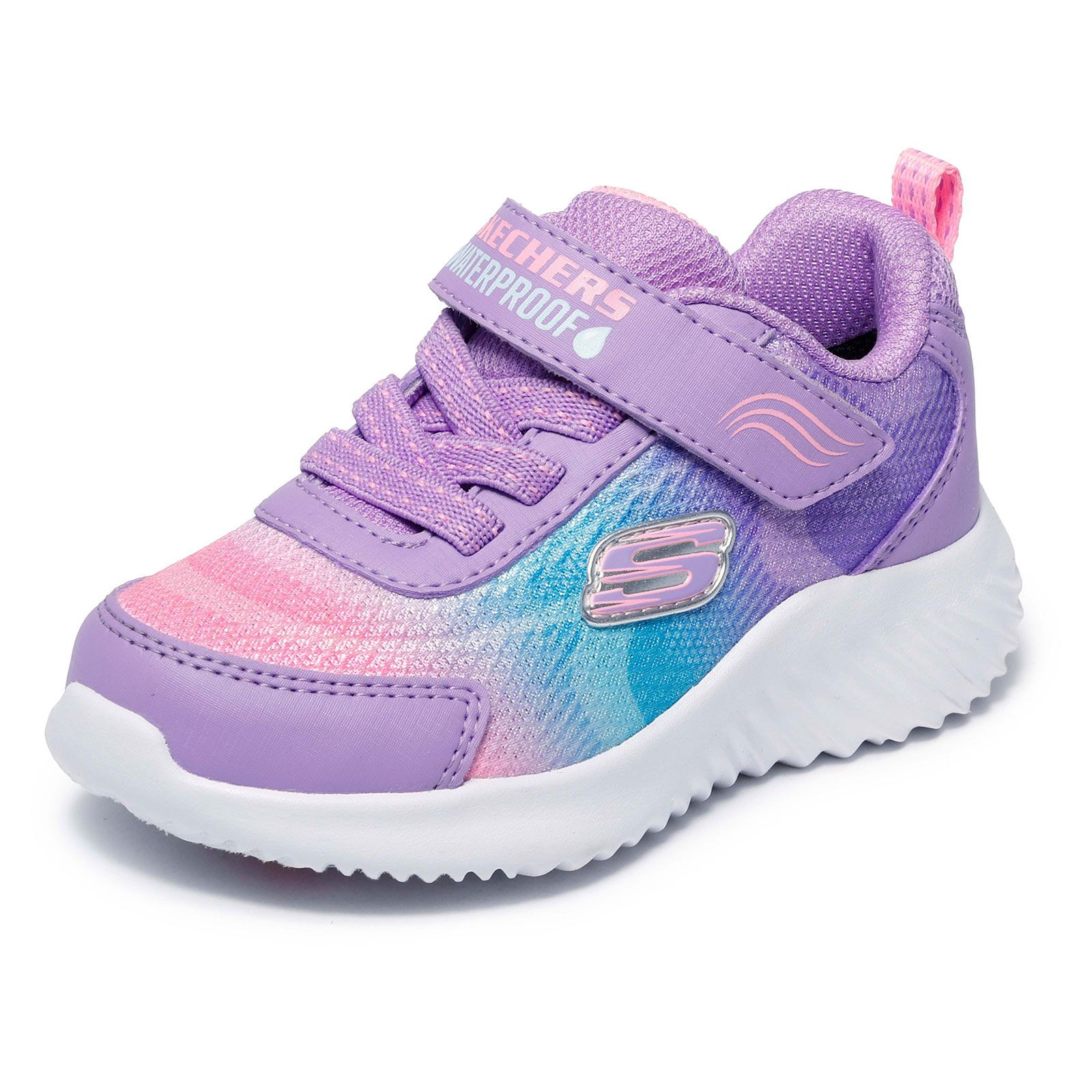 Skechers Bounder Hydra Cool Girls Waterproof Gore & Strap Shoes - Image 5
